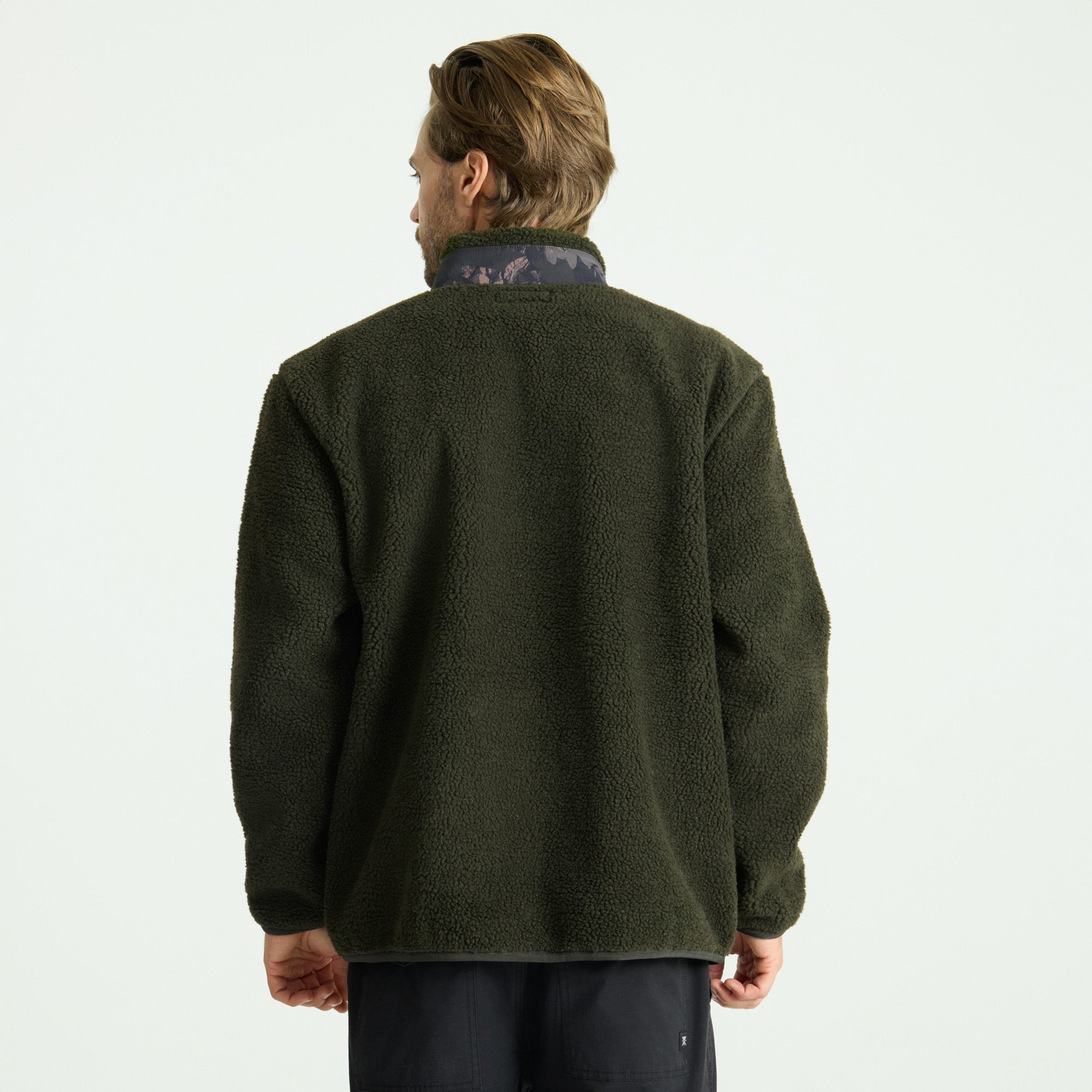 Campover Fleece Zip Jacke - Dark Military (Deutsche Ausgabe)