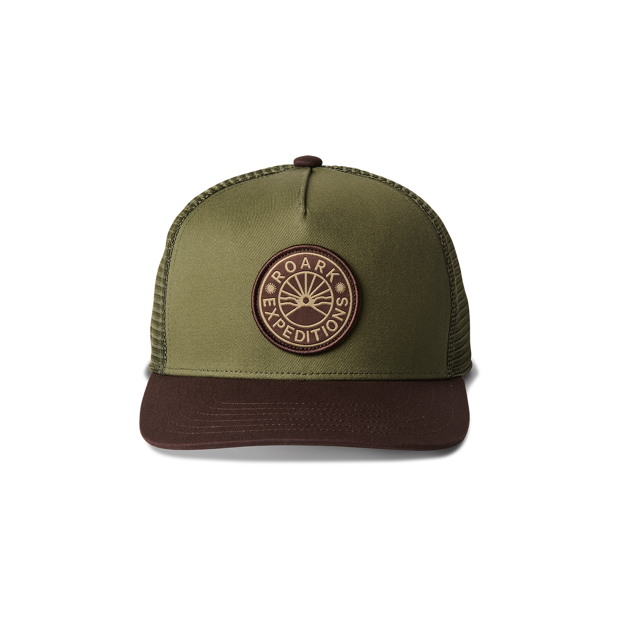 Station Trucker Snapback Hat - Dark Military