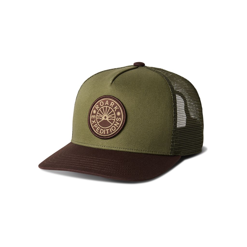 Station Trucker Snapback Hat - Dark Military