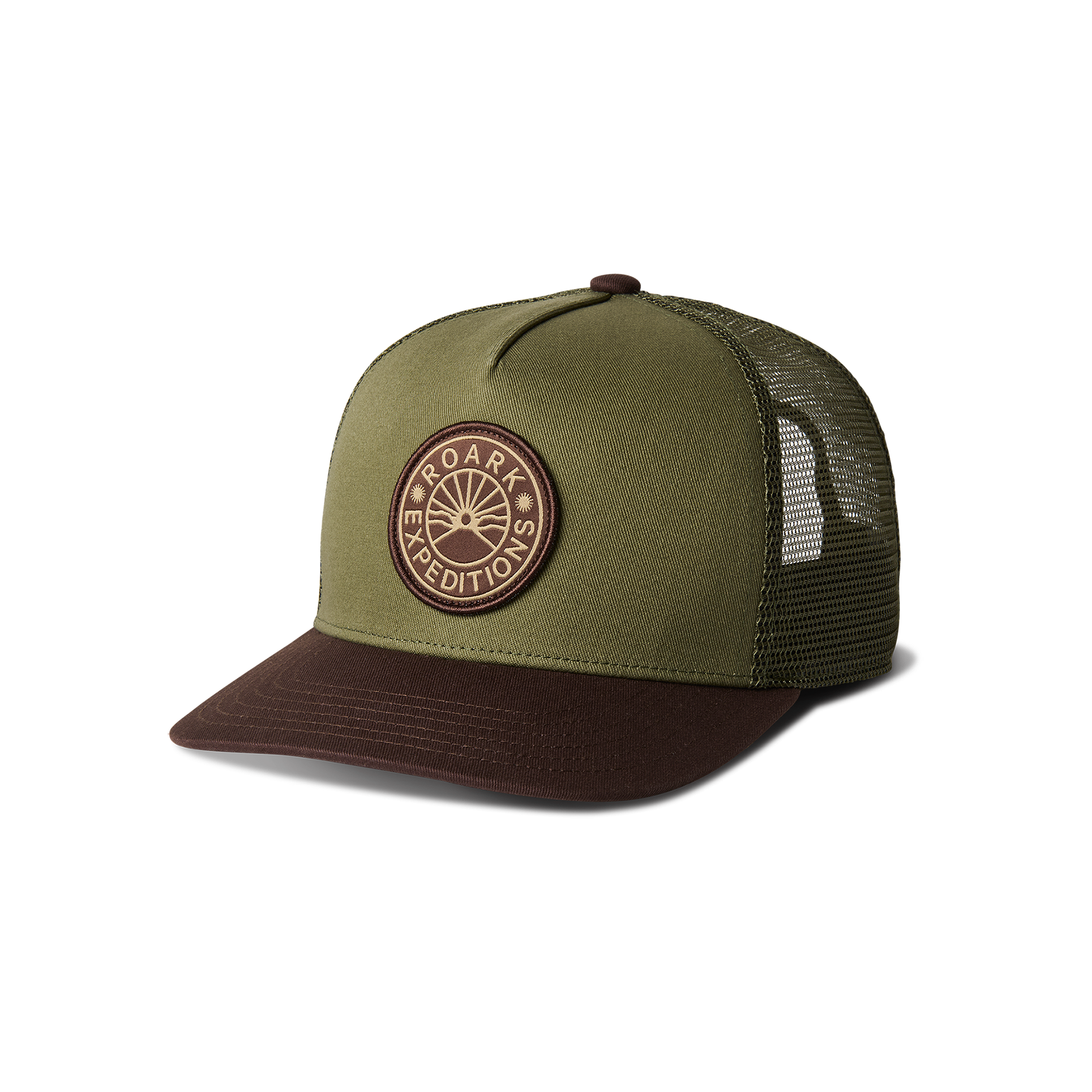 Station Trucker Snapback Hat - Dark Military
