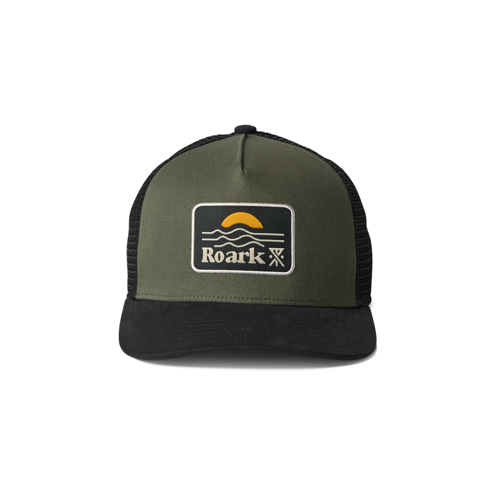 Station Trucker Snapback Hat - Militär