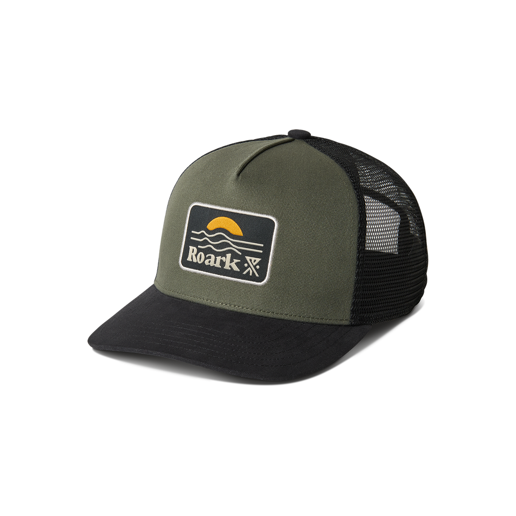 Station Trucker Snapback Hat - Militär