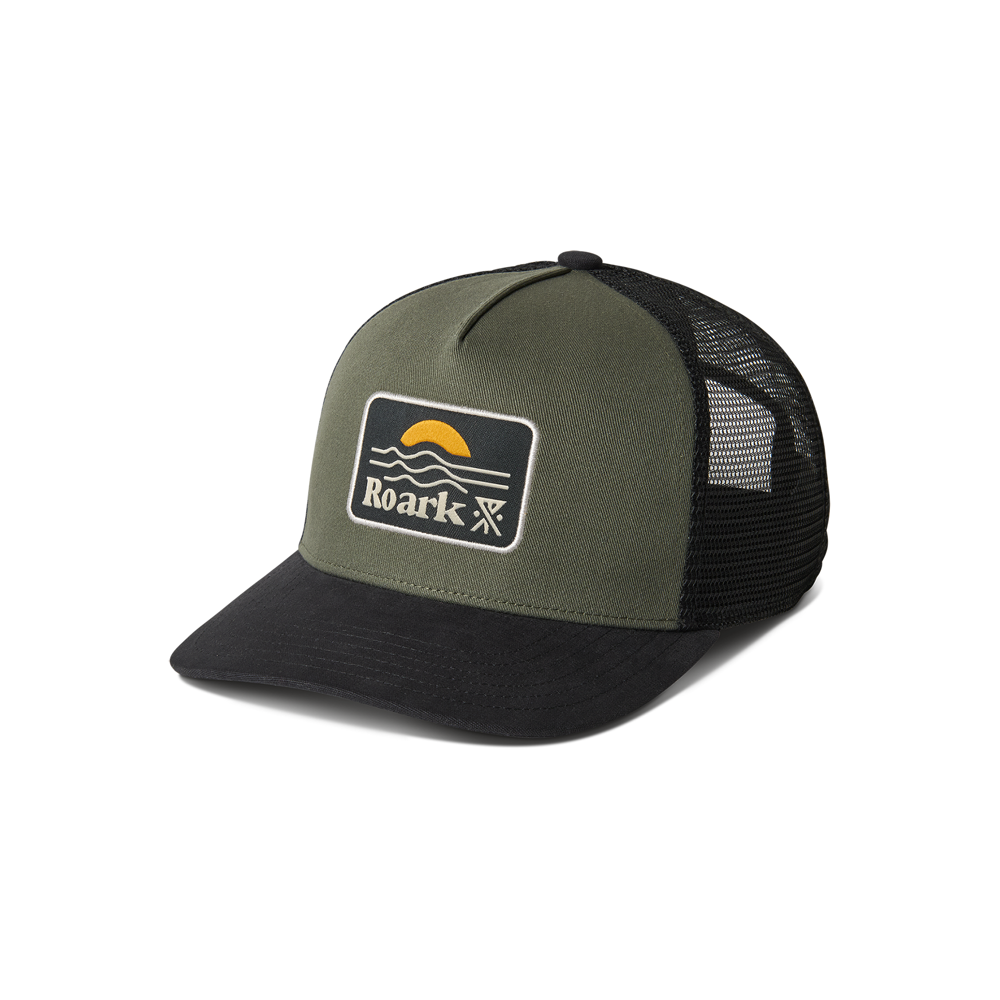 Station Trucker Snapback Hat - Militär