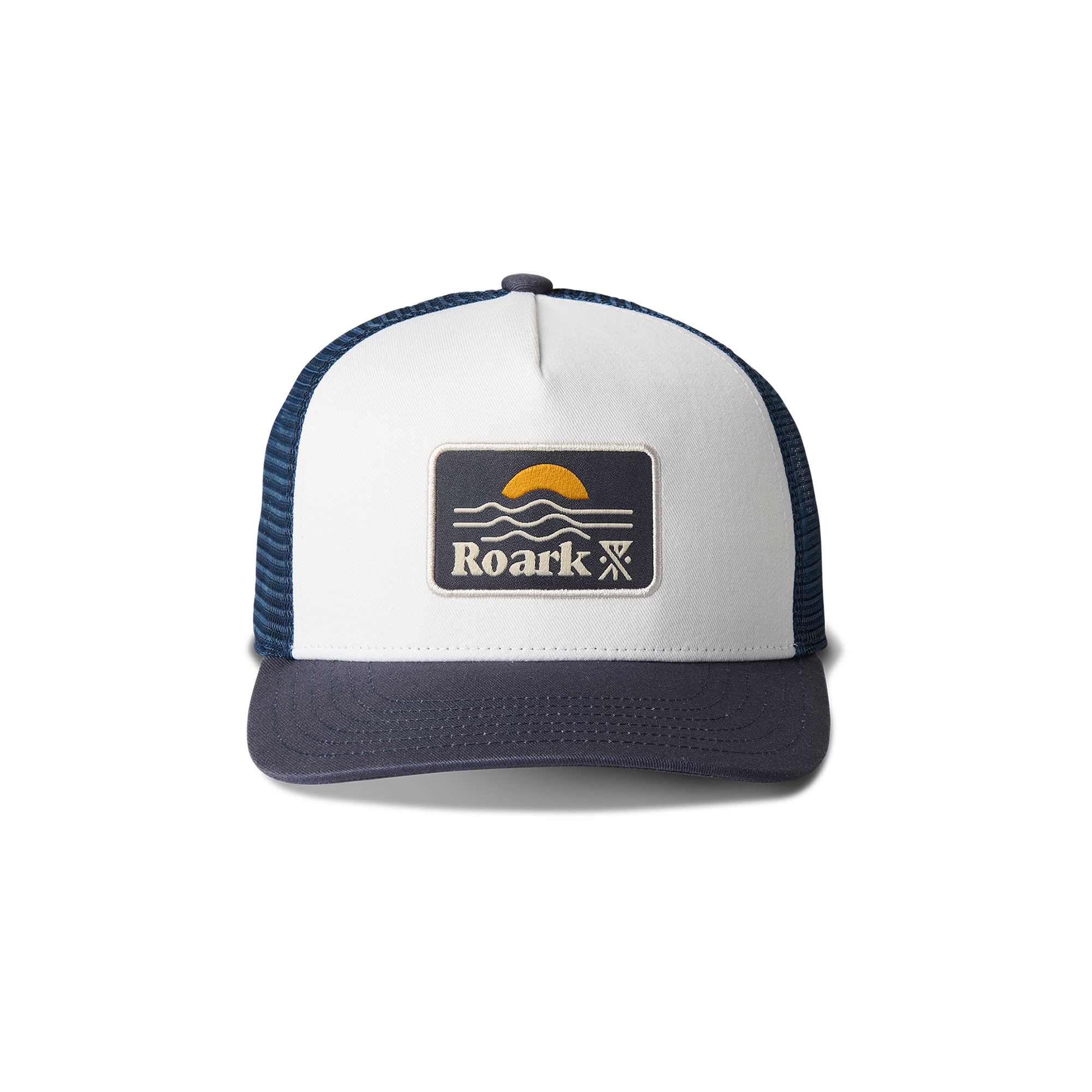 Station Trucker Snapback Hat - Weiß / Marine