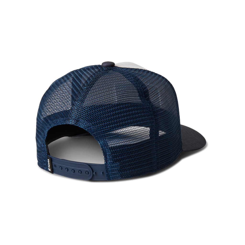 Station Trucker Snapback Hat - Weiß / Marine
