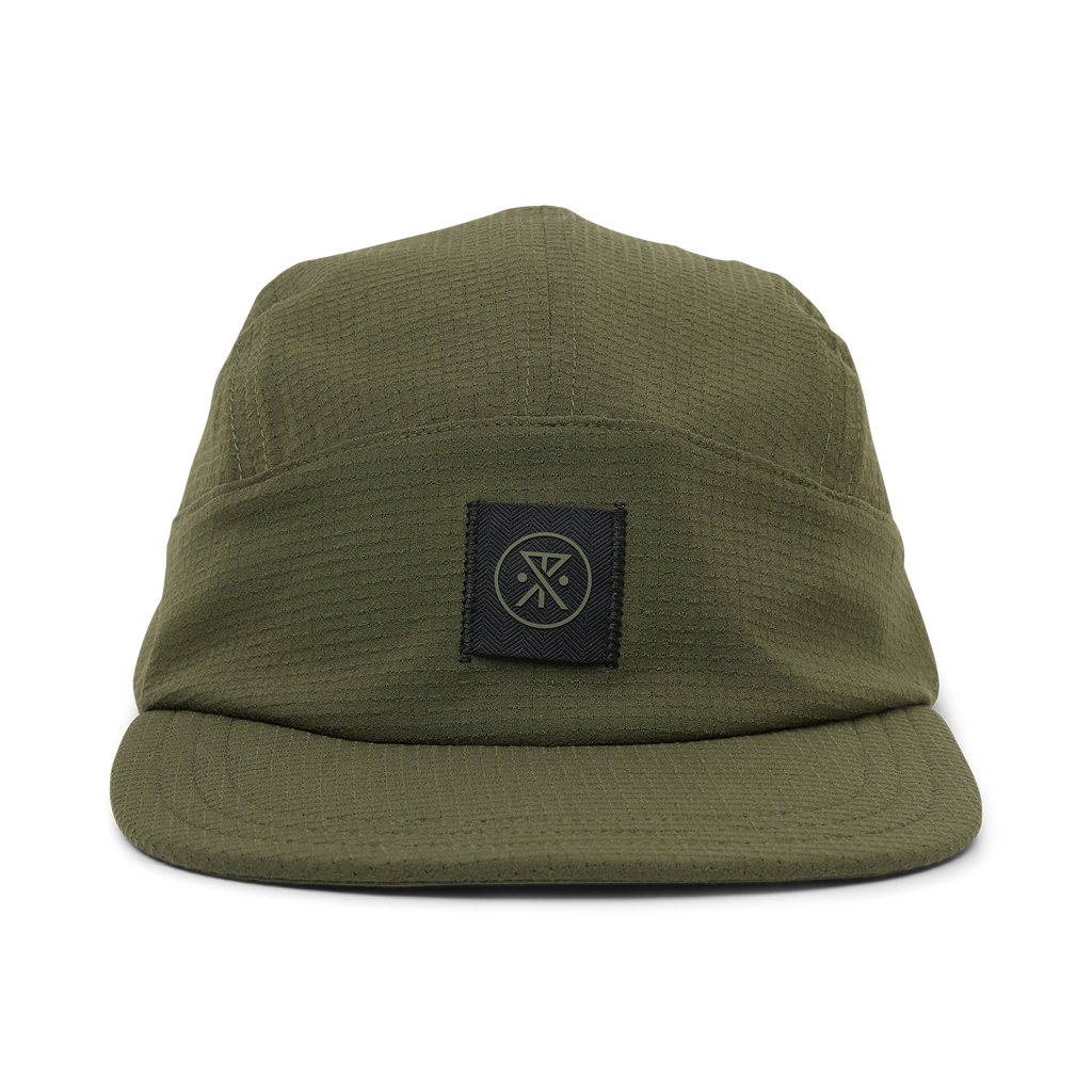 Run Bless Up Camper Strapback Hat - Militärisch