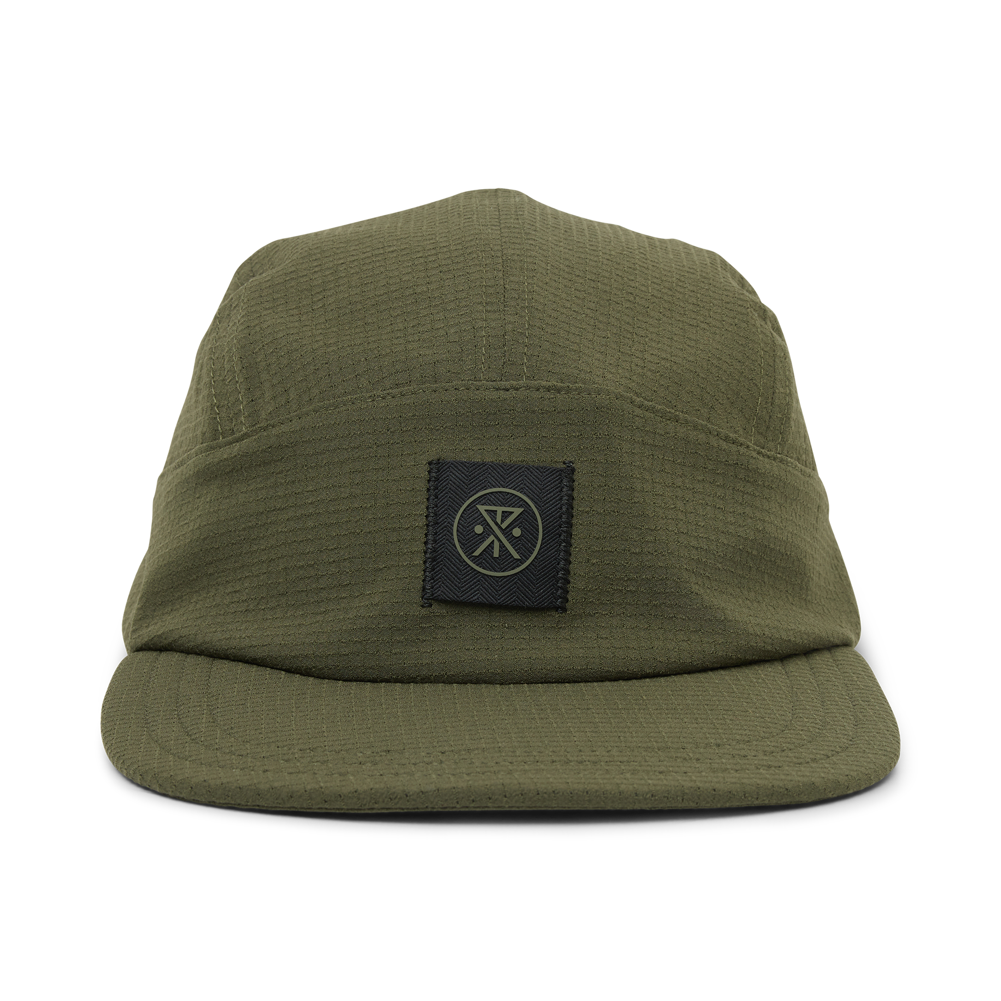 Run Bless Up Camper Strapback Hat - Militärisch