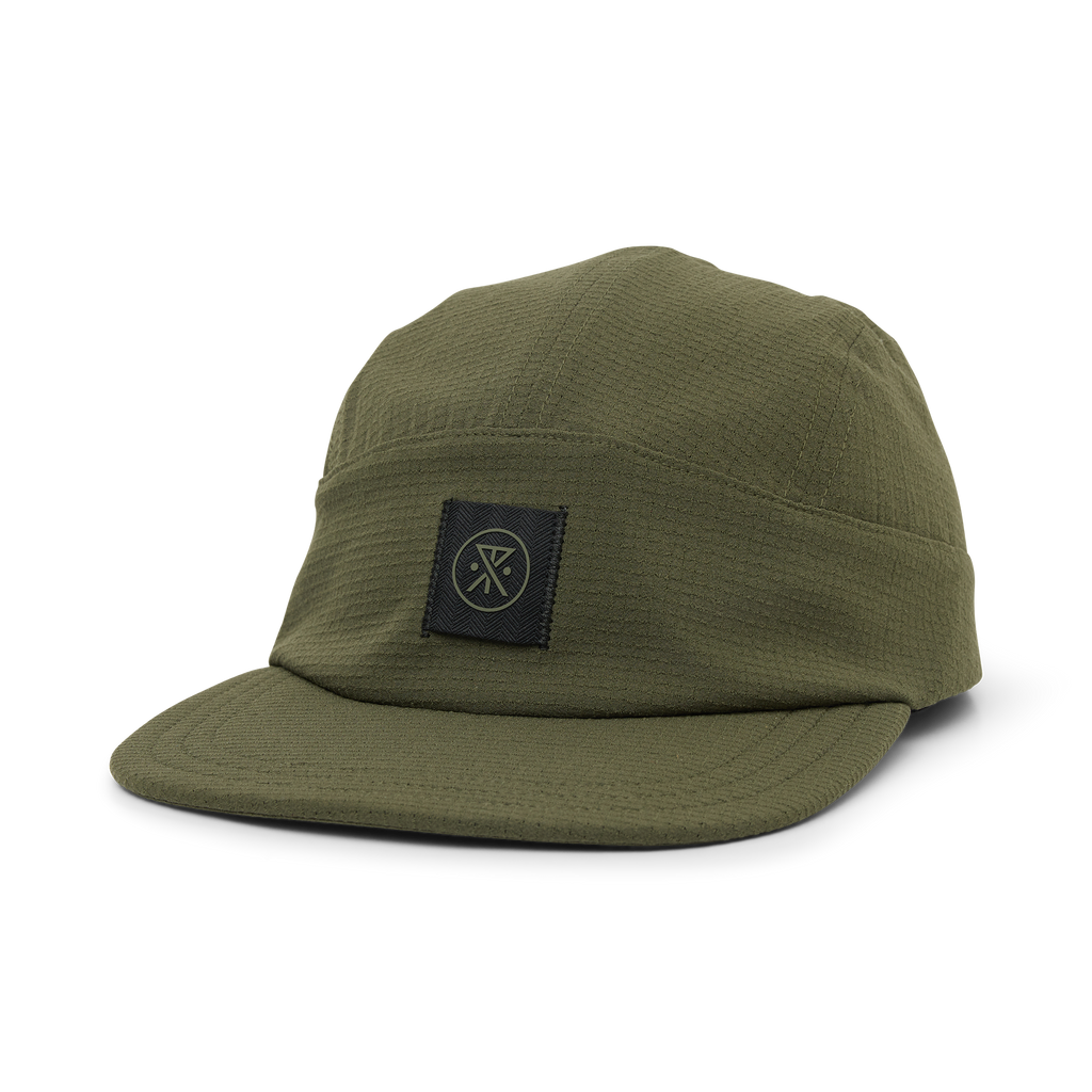 Run Bless Up Camper Strapback Hat - Militärisch