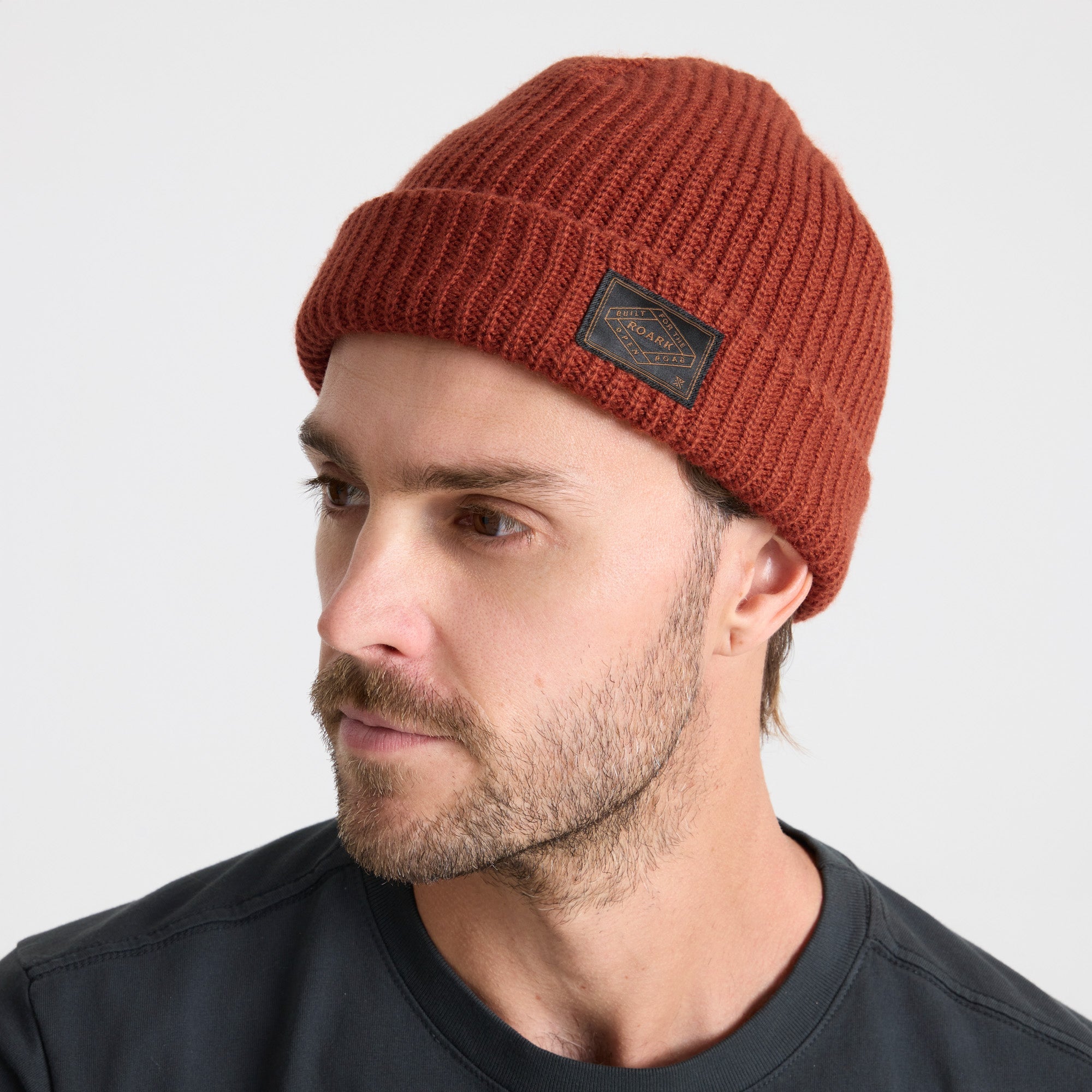 Fisherman Beanie — Burnt Orange