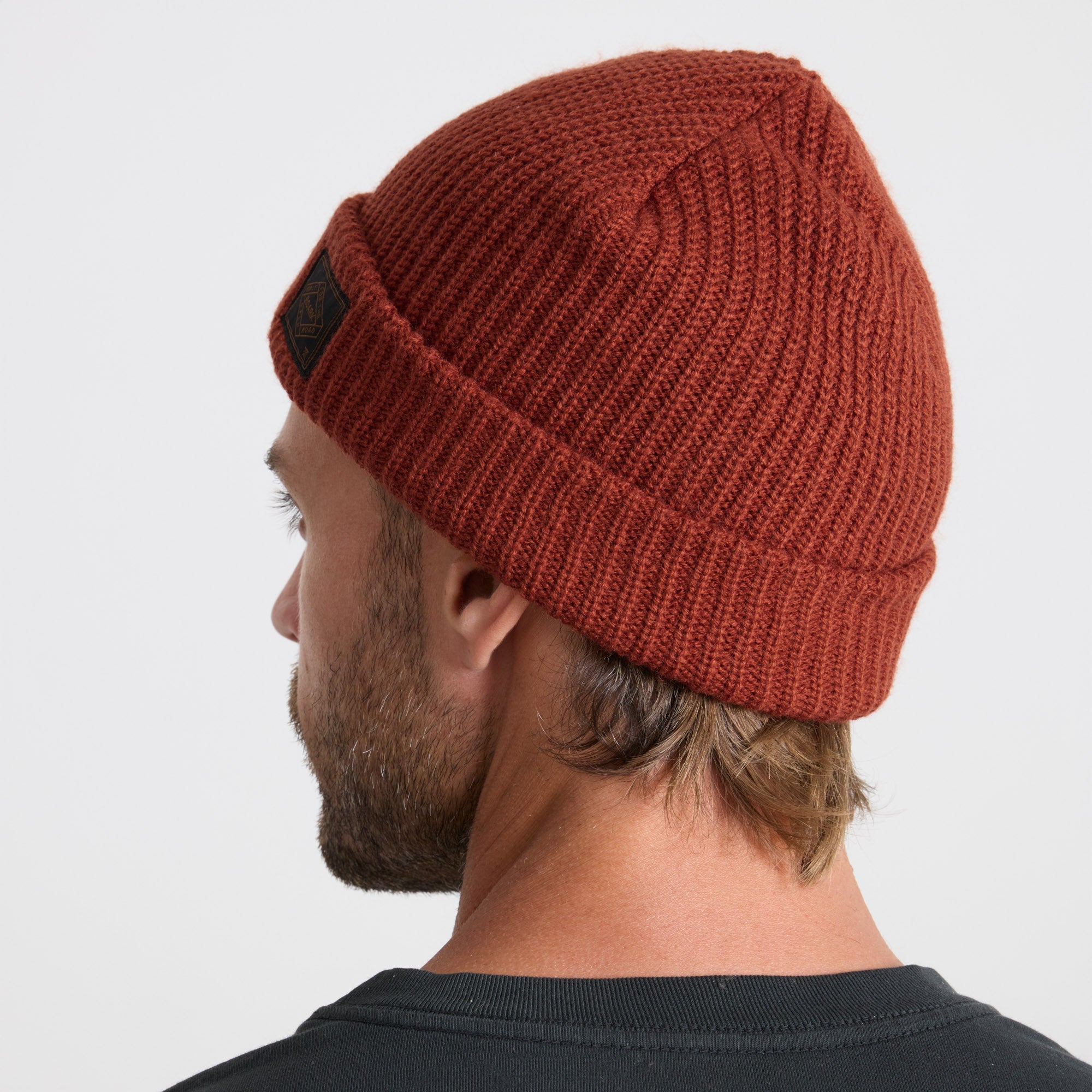 Fisherman Beanie — Burnt Orange