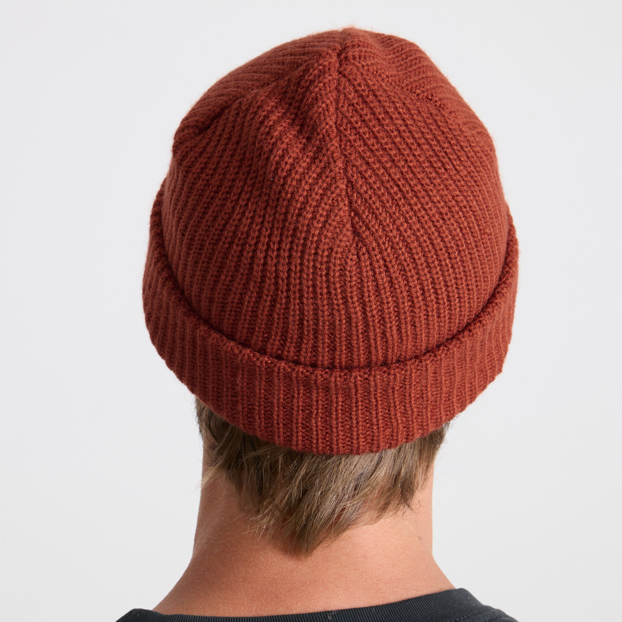 Fisherman Beanie — Burnt Orange