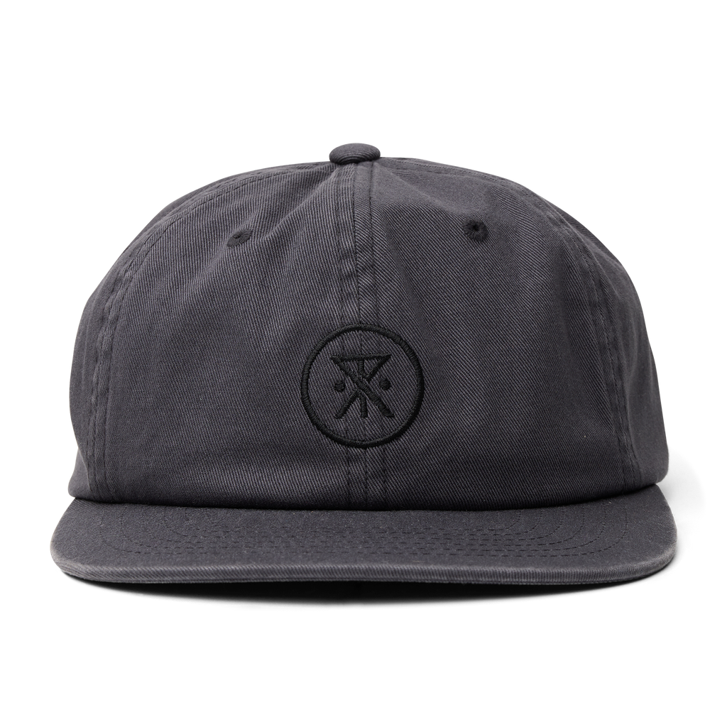 Made To Fade 6 Panel Strapback Hat - Gewaschene Holzkohle