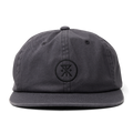 Made To Fade 6 Panel Strapback Hat - Gewaschene Holzkohle
