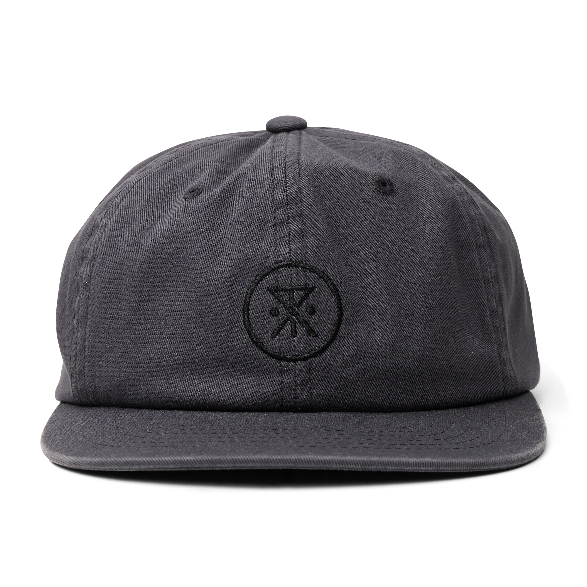 Made To Fade 6 Panel Strapback Hat - Gewaschene Holzkohle