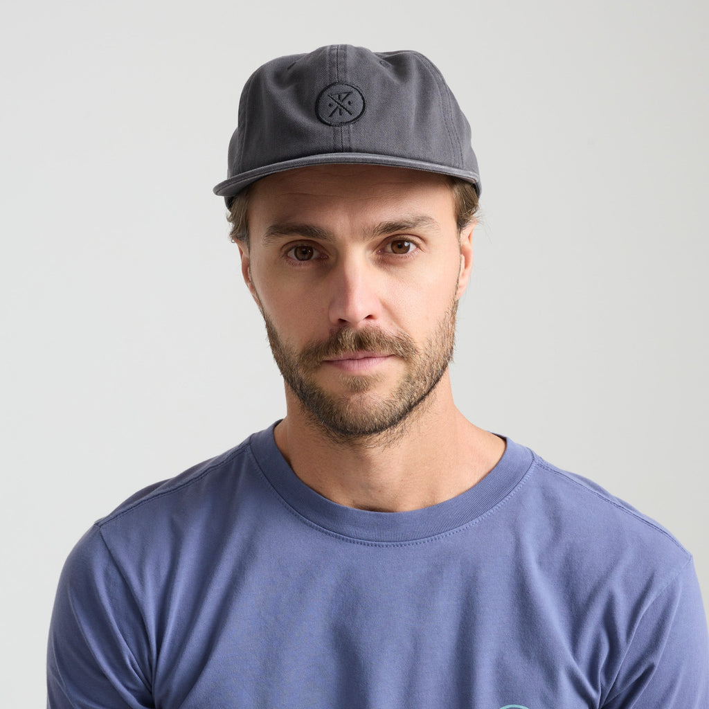 Made To Fade 6 Panel Strapback Hat - Gewaschene Holzkohle