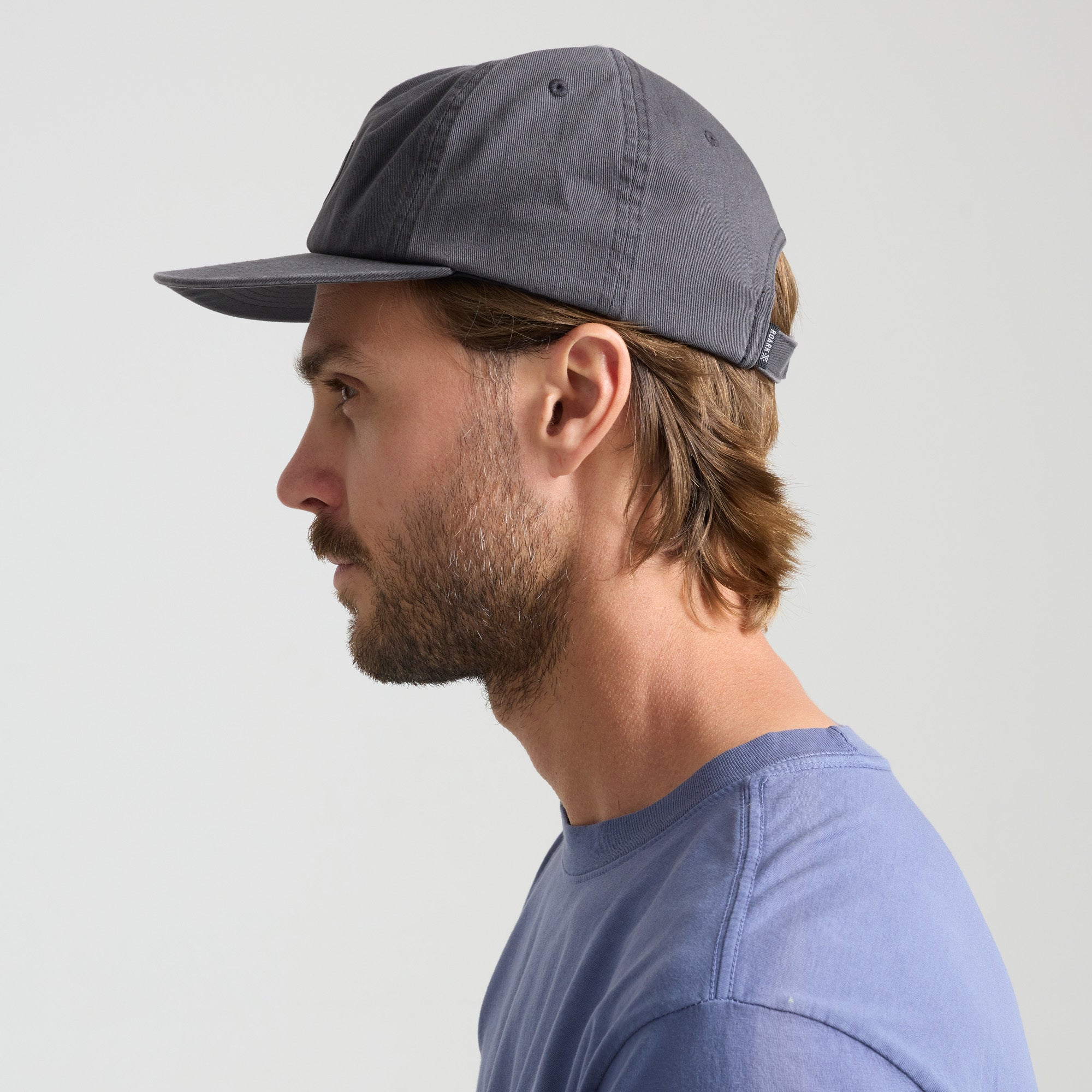 Made To Fade 6 Panel Strapback Hat - Gewaschene Holzkohle
