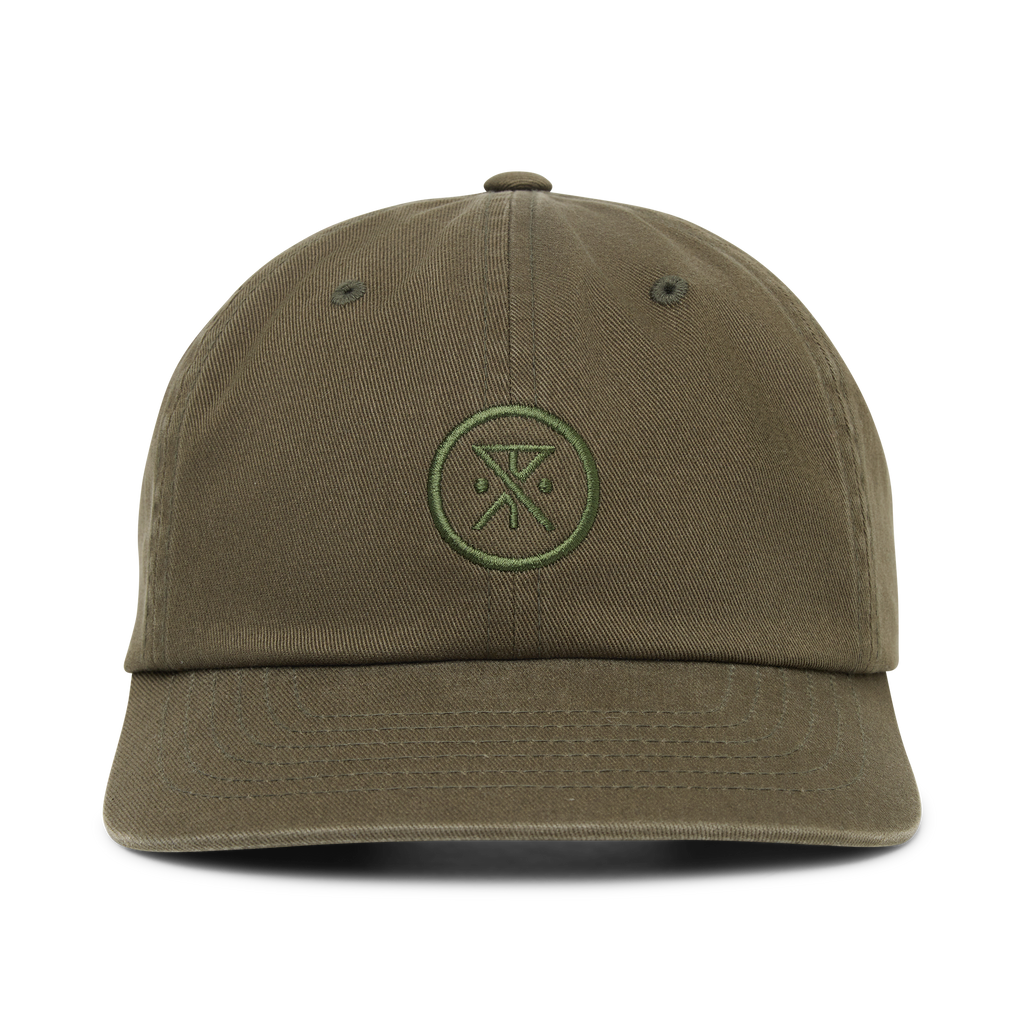 Made To Fade 6 Panel Strapback Hat - Gewaschenes Militär