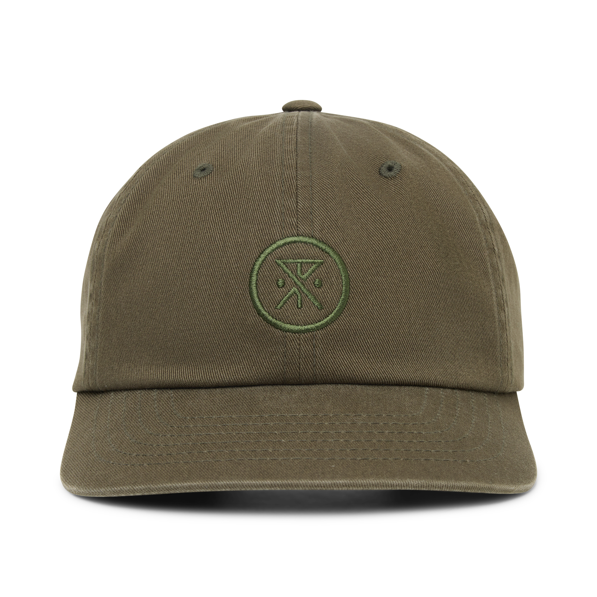 Made To Fade 6 Panel Strapback Hat - Gewaschenes Militär