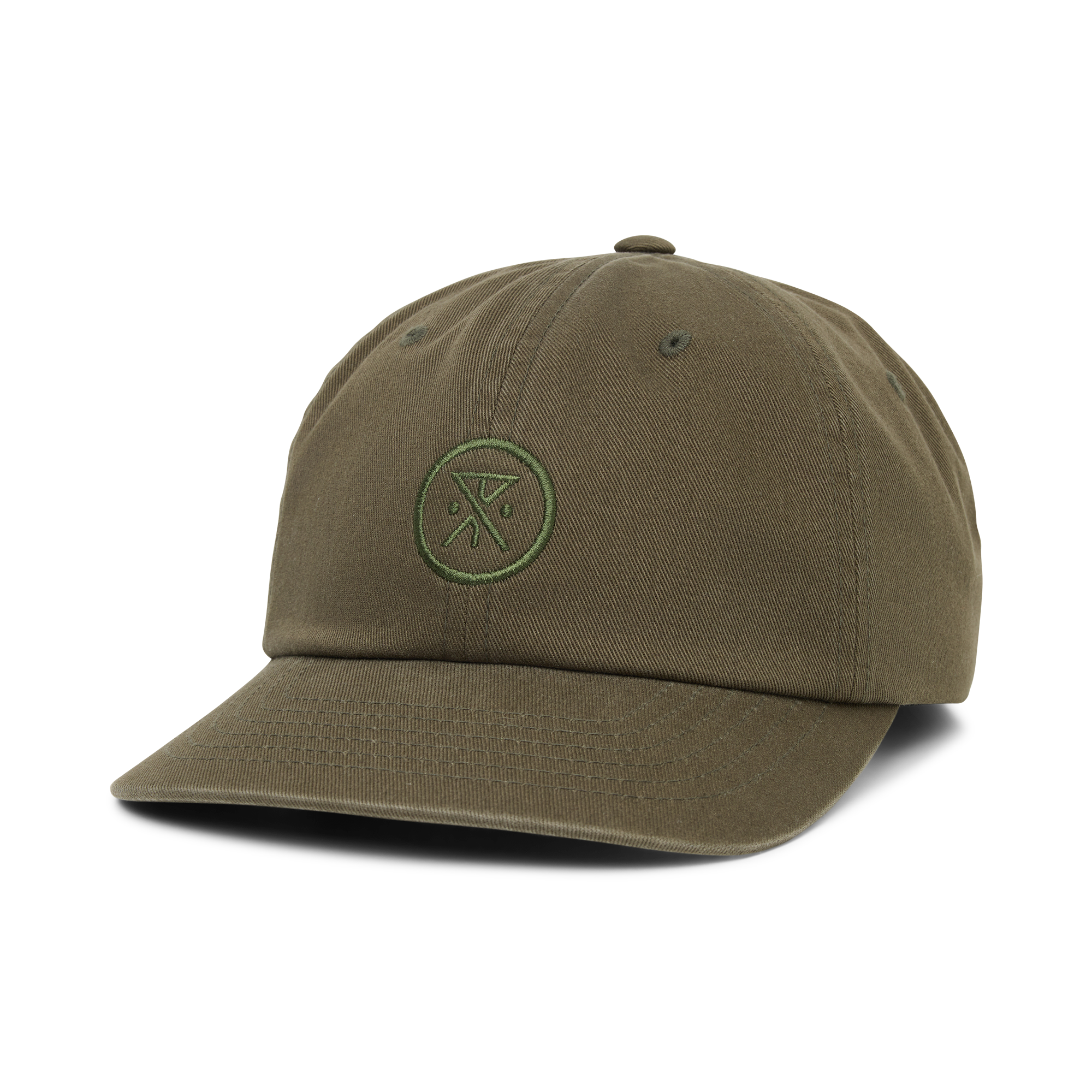 Made To Fade 6 Panel Strapback Hat - Gewaschenes Militär