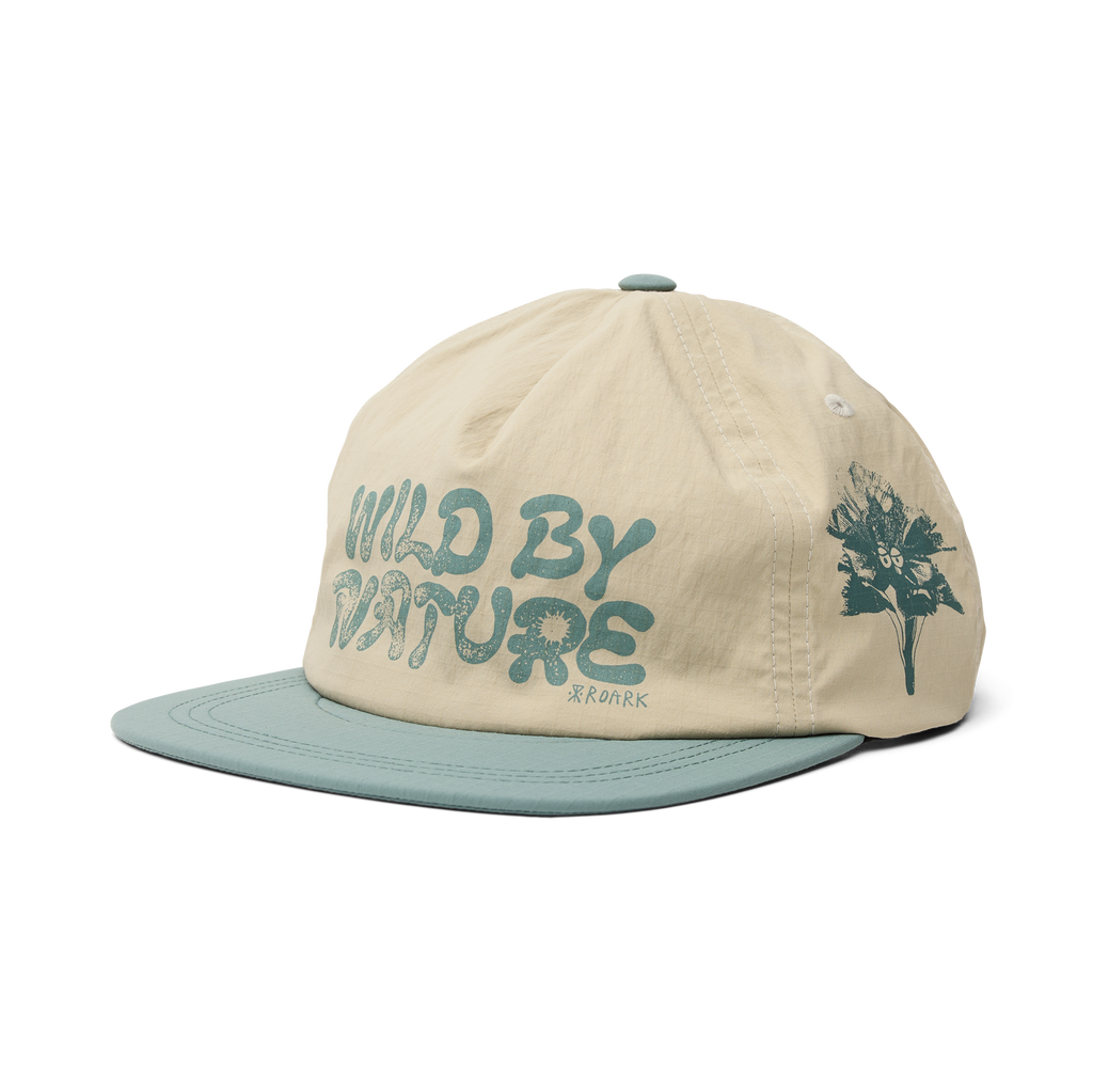 Mathis 5 Panel Strapback Hat - Haferflocken