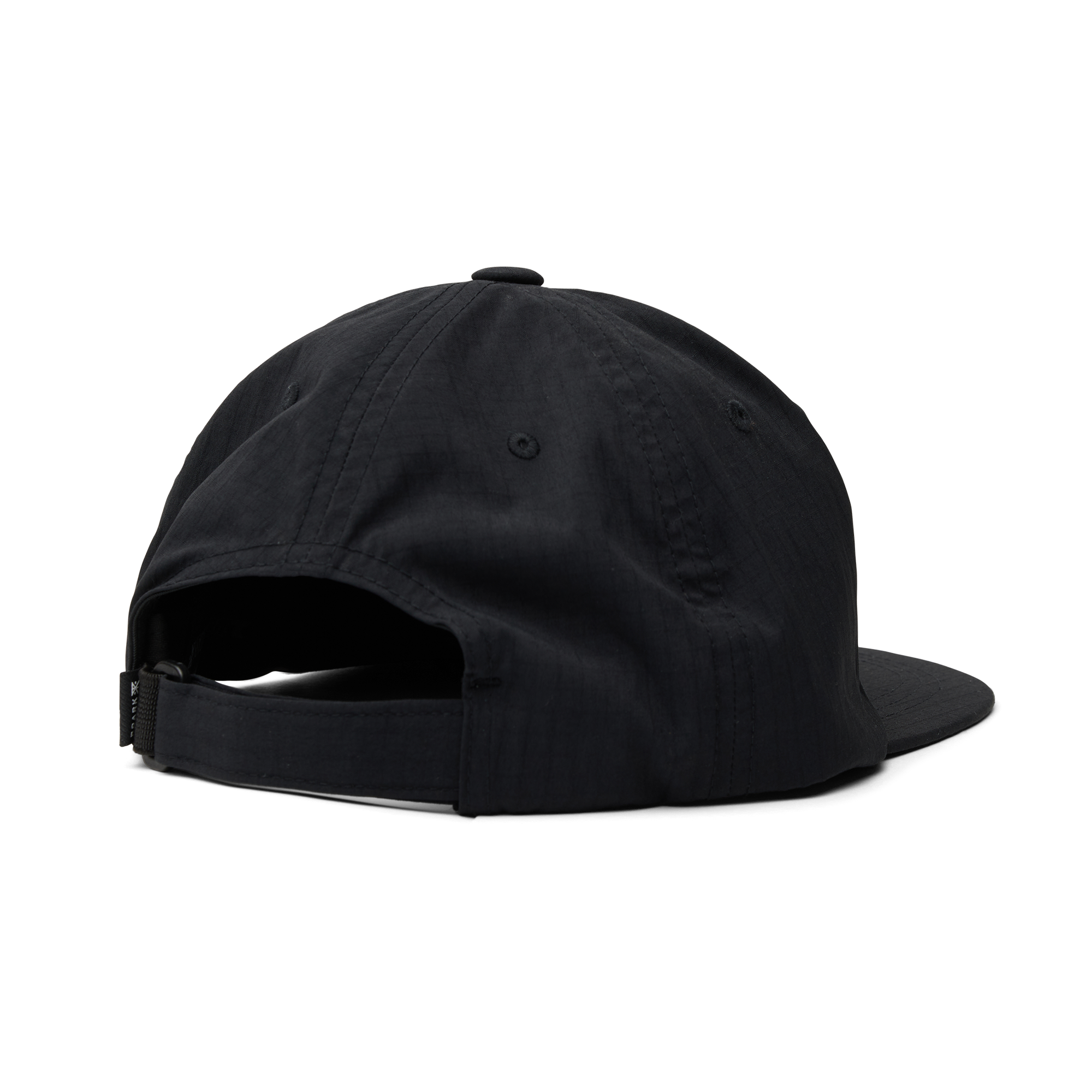 Mathis 5 Panel Strapback Hat - Chaos Schwarz