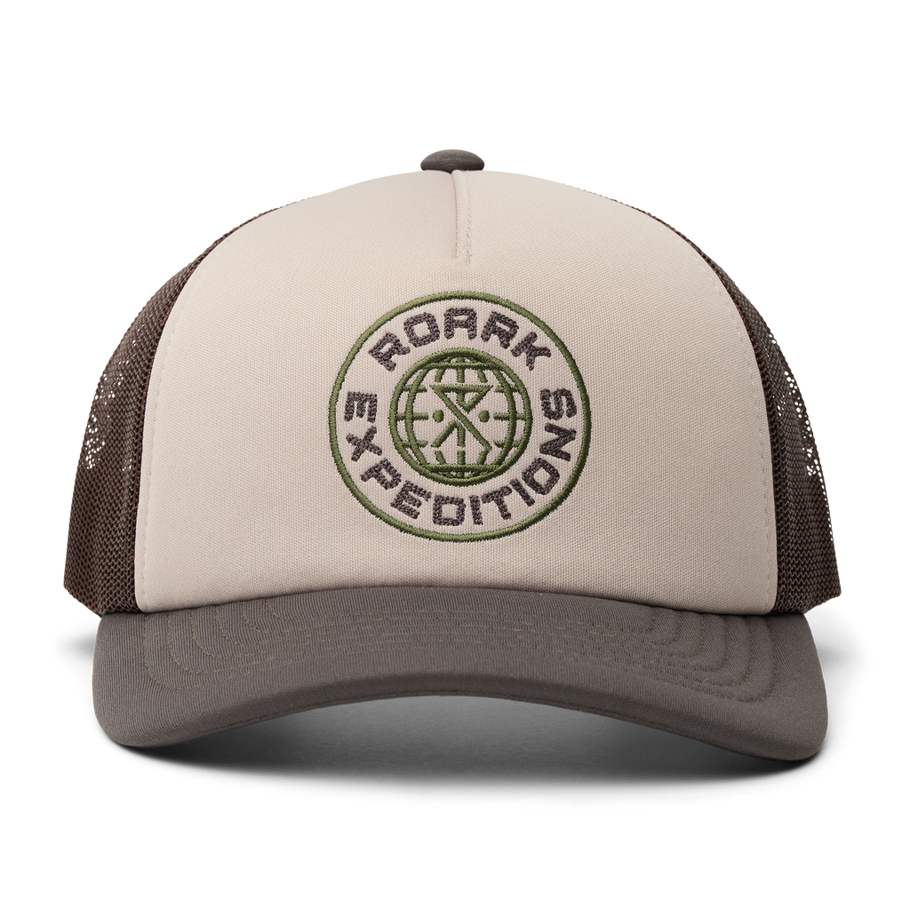 Foam Trucker Global Snapback Hat - Militär