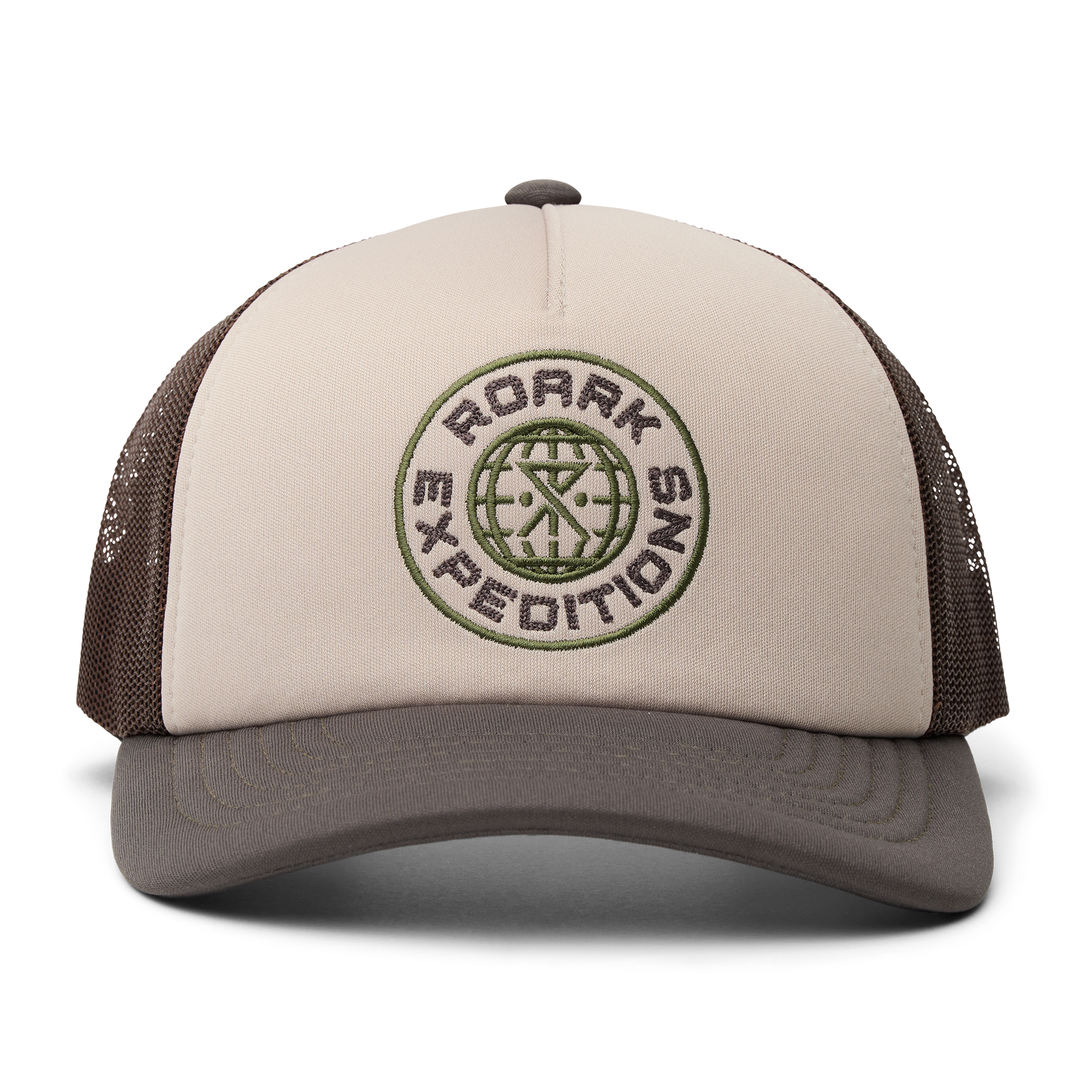 Foam Trucker Global Snapback Hat - Militär