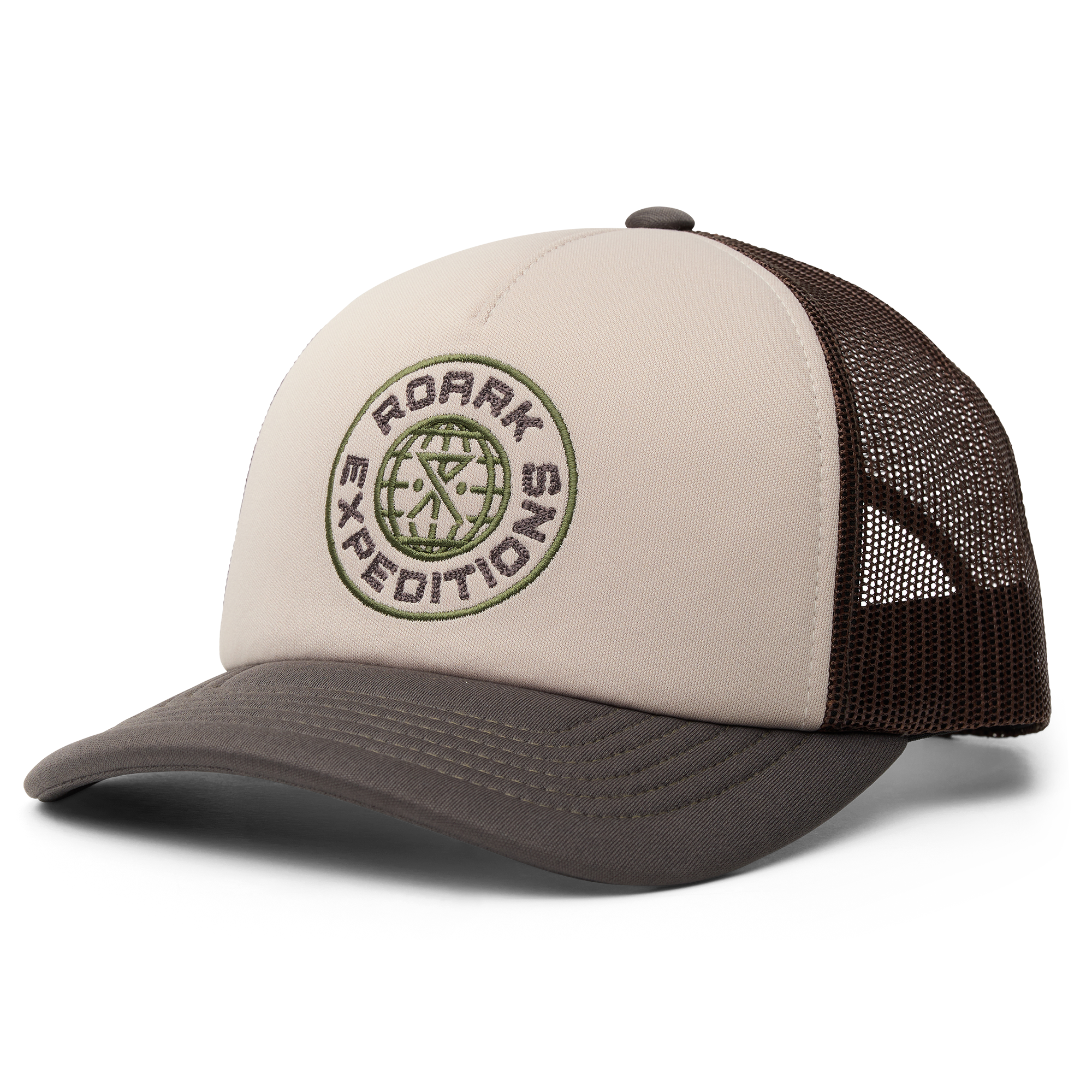 Foam Trucker Global Snapback Hat - Militär