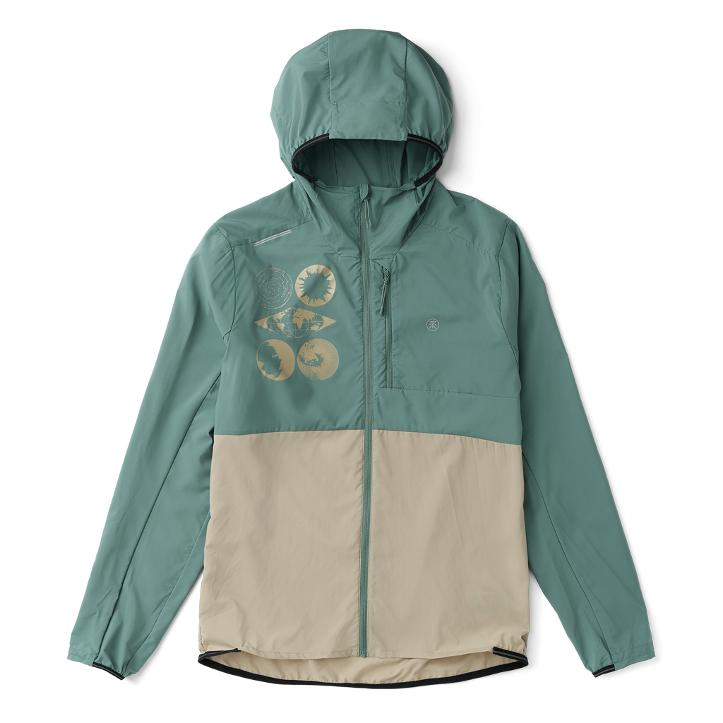 Secondwind 3.0 Jacke - Schiefer Grün / Hellbraun
