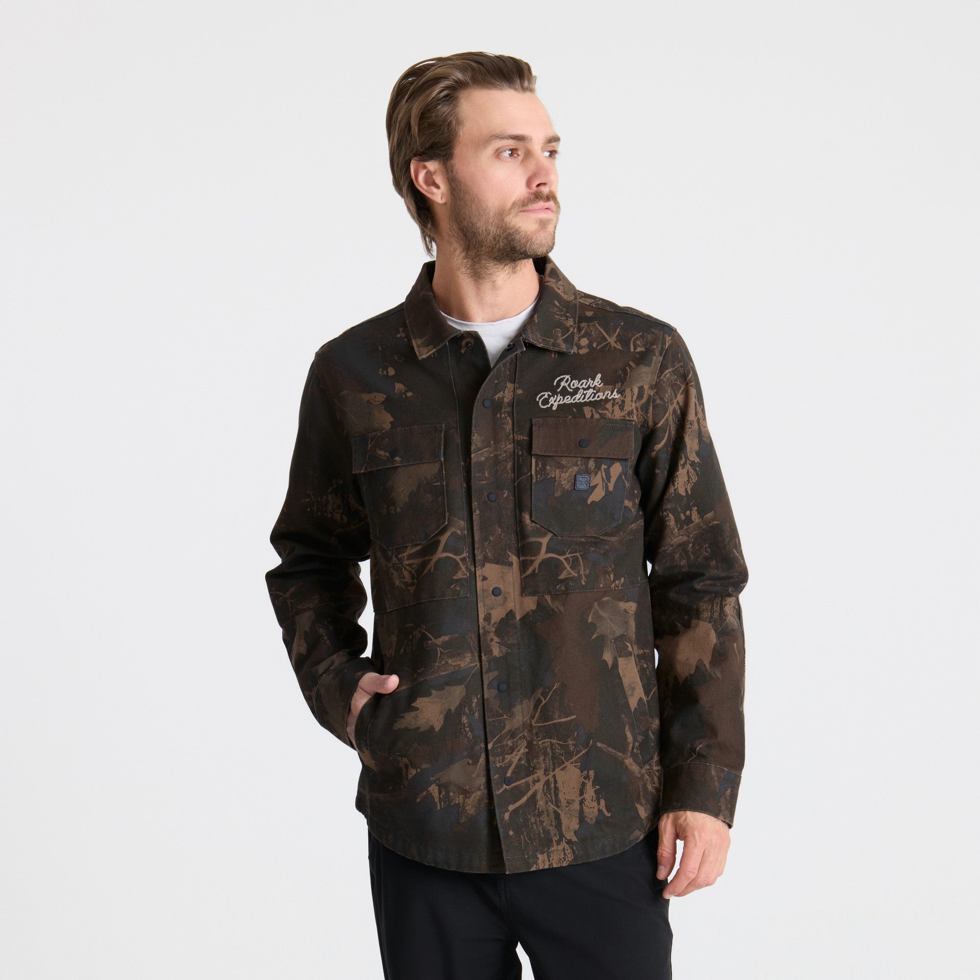 Hebrides Unlined Jacke — Camo