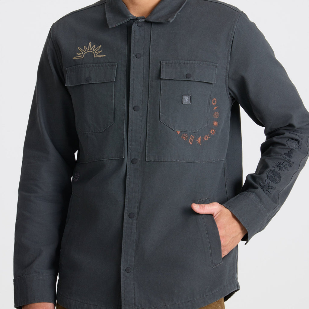 Hebrides Unlined Jacke — Onyx