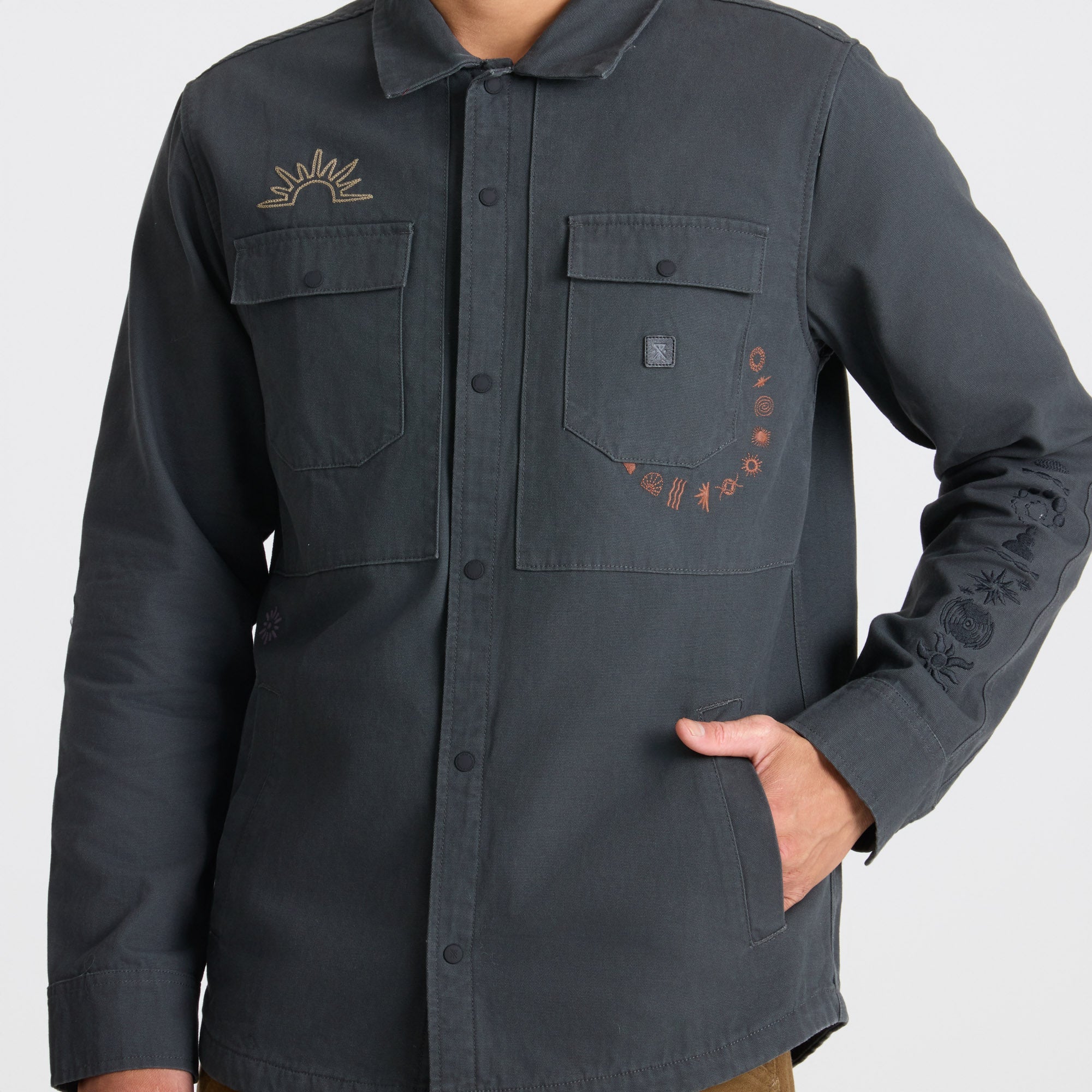 Hebrides Unlined Jacke — Onyx