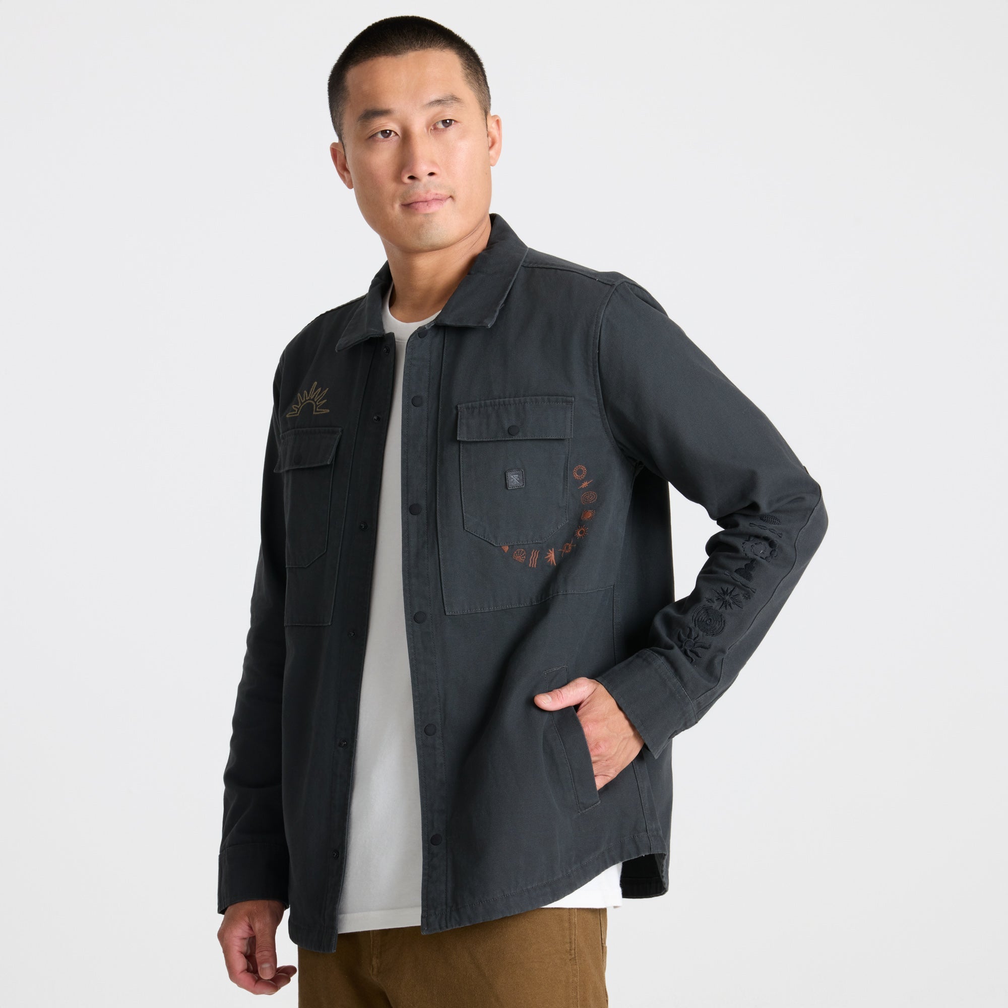 Hebrides Unlined Jacke — Onyx