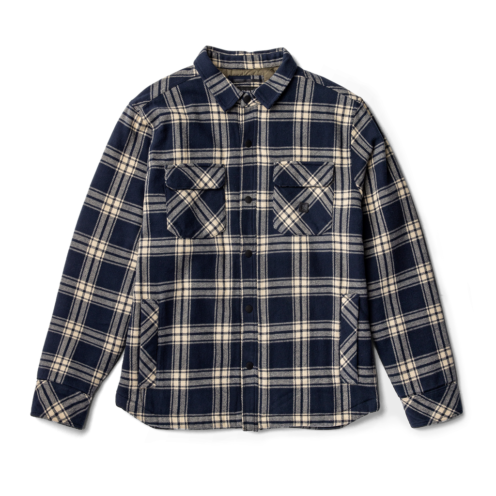 Backwoods Overshirt Jacke Flannel für Marineblau