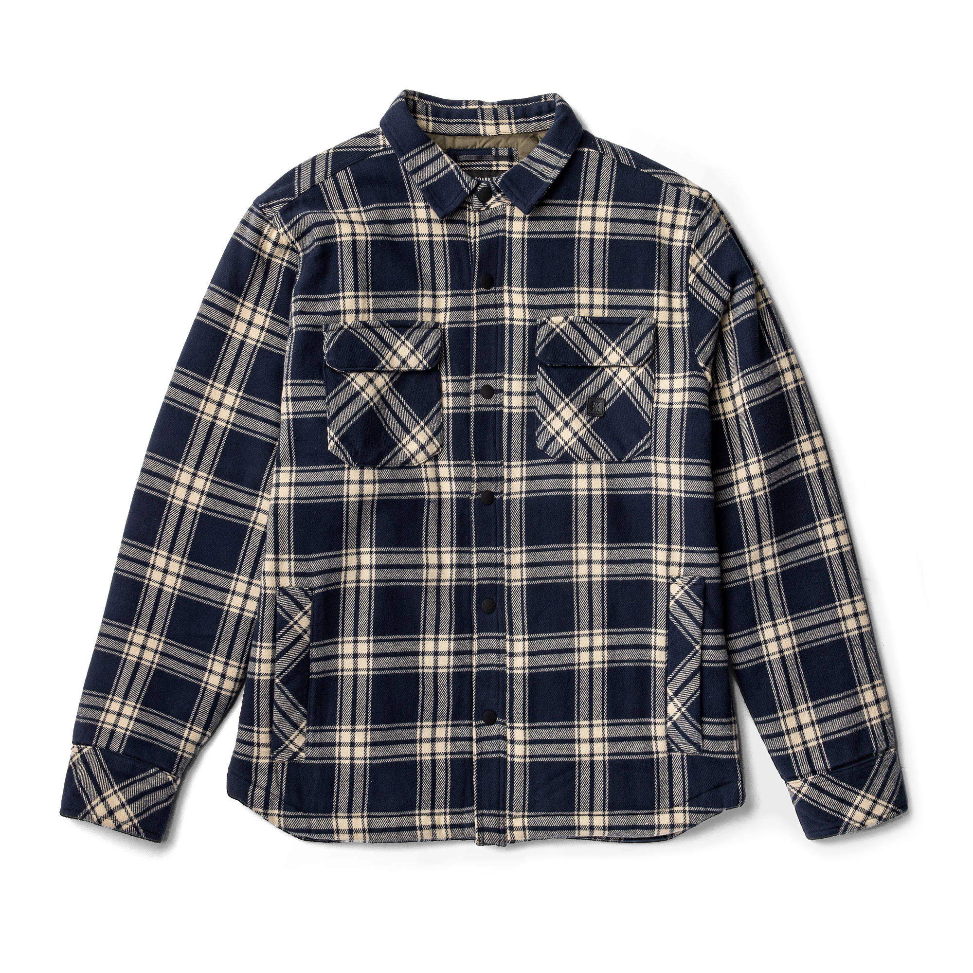 Backwoods Overshirt Jacke Flannel für Marineblau