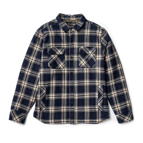 Backwoods Overshirt Jacke Flannel für Marineblau