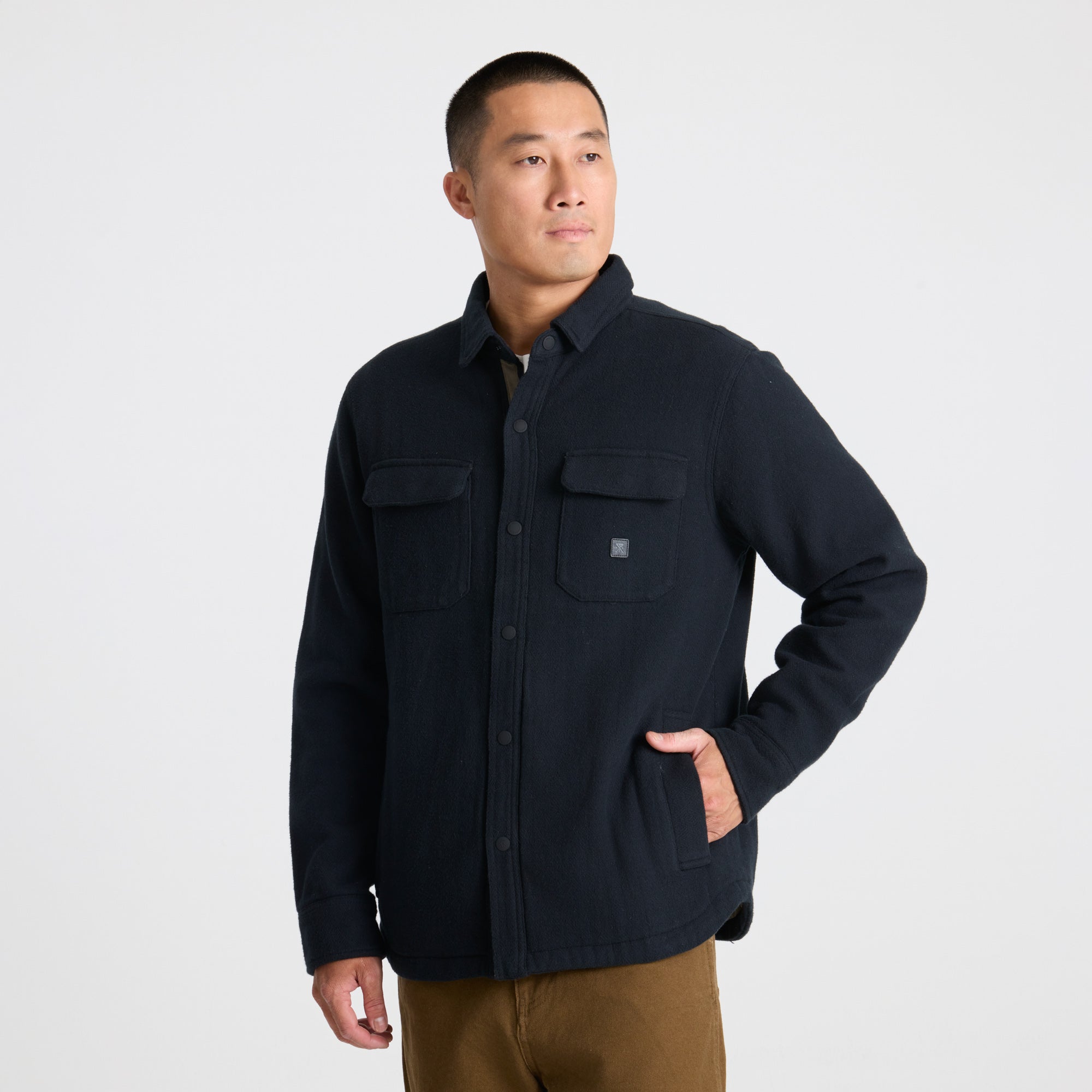 Backwoods Overshirt Jacke - Schwarz