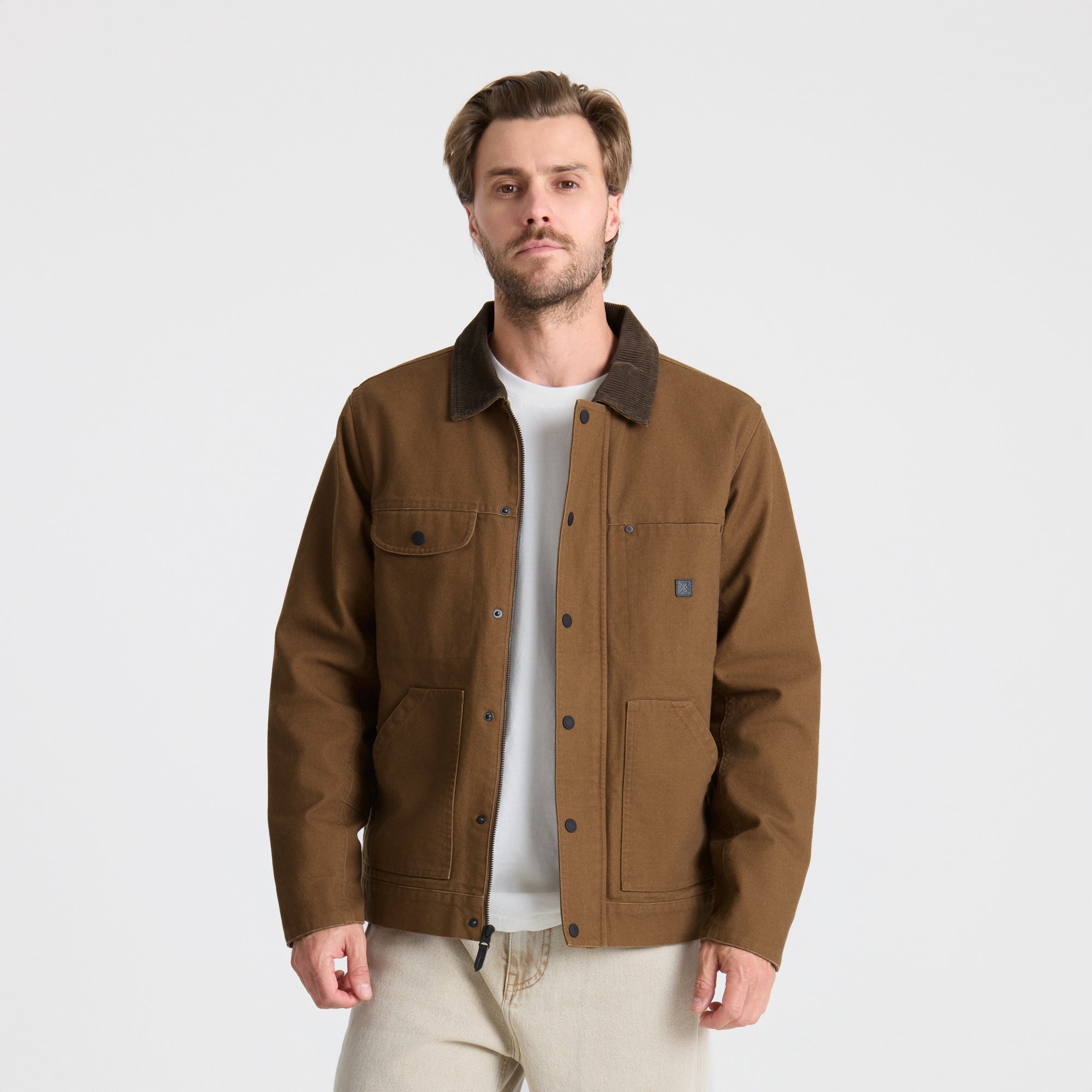Open Roads Waxed Canvas Jacke - Otter