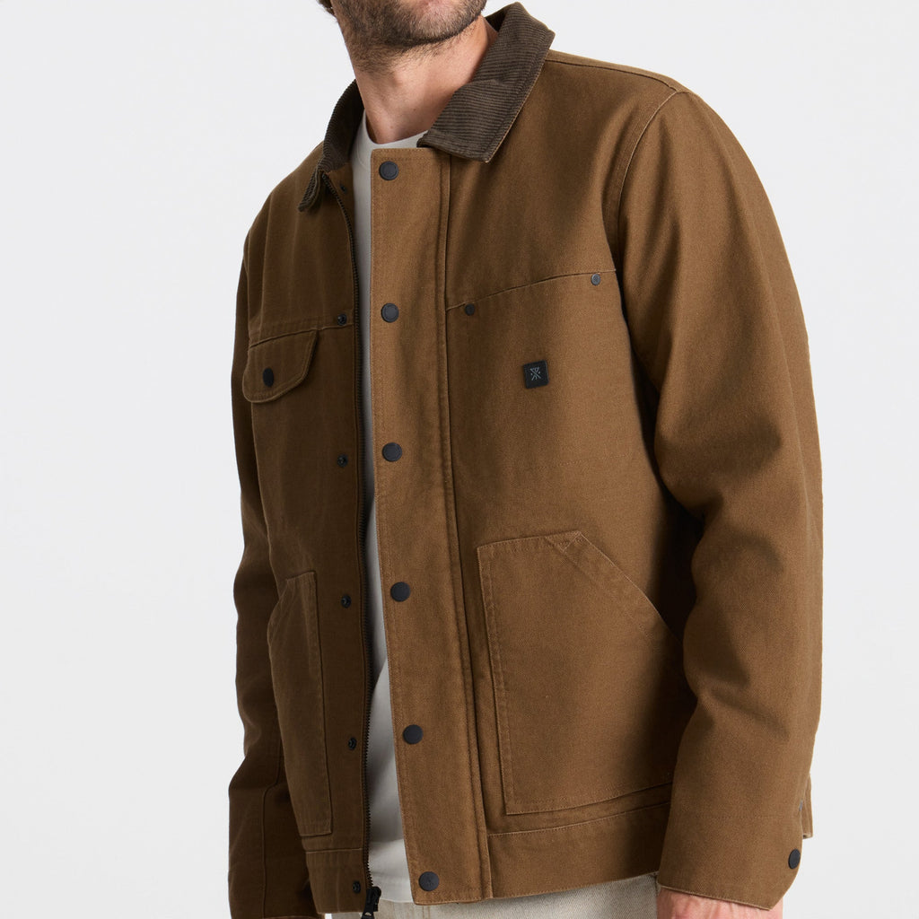 Open Roads Waxed Canvas Jacke - Otter
