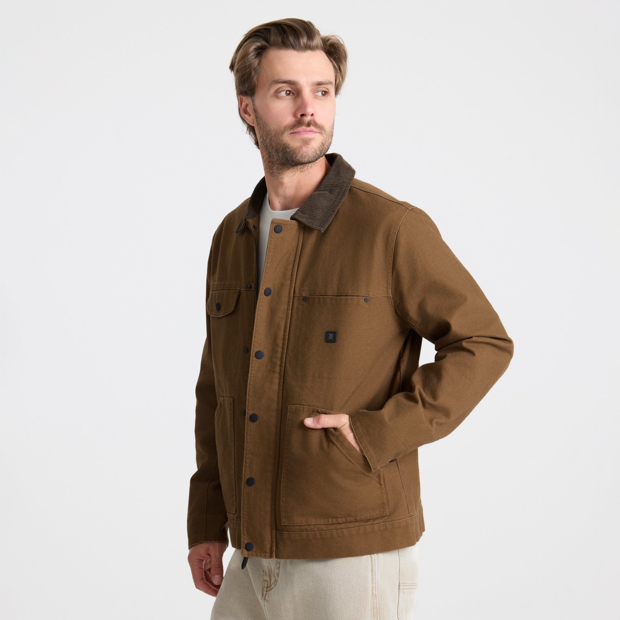 Open Roads Waxed Canvas Jacke - Otter