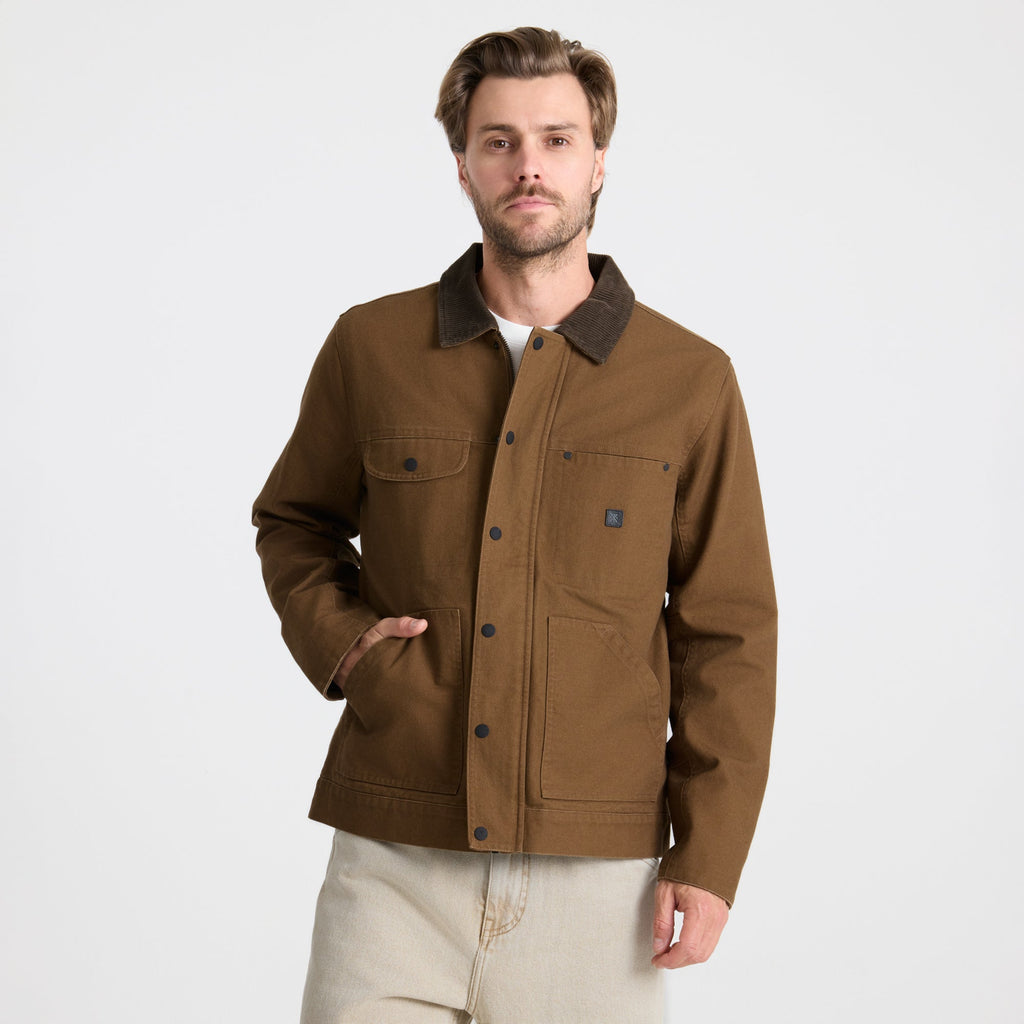 Open Roads Waxed Canvas Jacke - Otter
