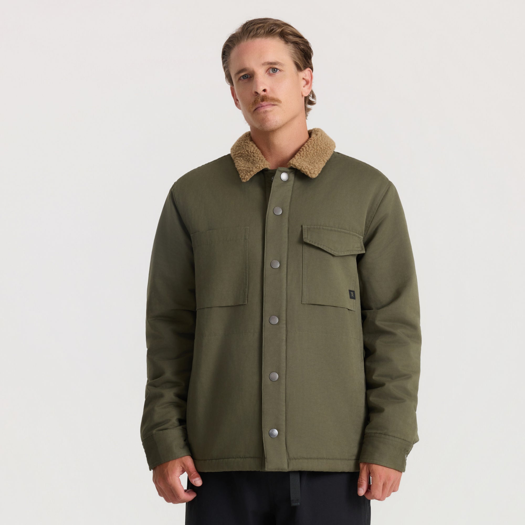 Hebriden 2.0 Sherpa Jacke - Militär