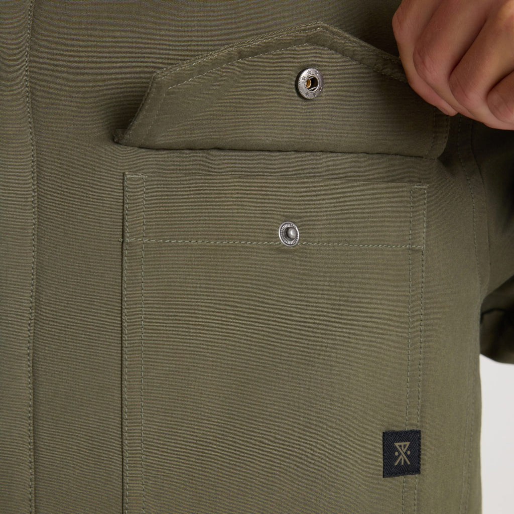 Hebriden 2.0 Sherpa Jacke - Militär