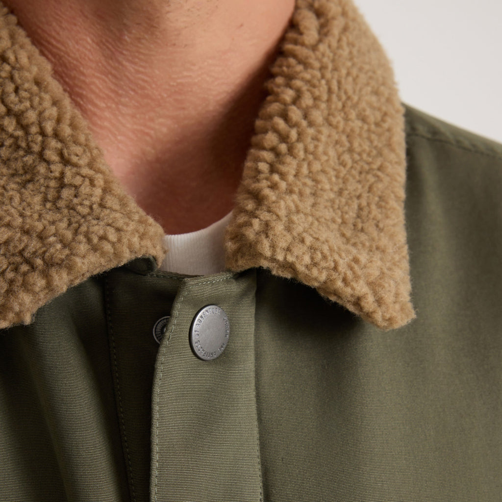 Hebriden 2.0 Sherpa Jacke - Militär