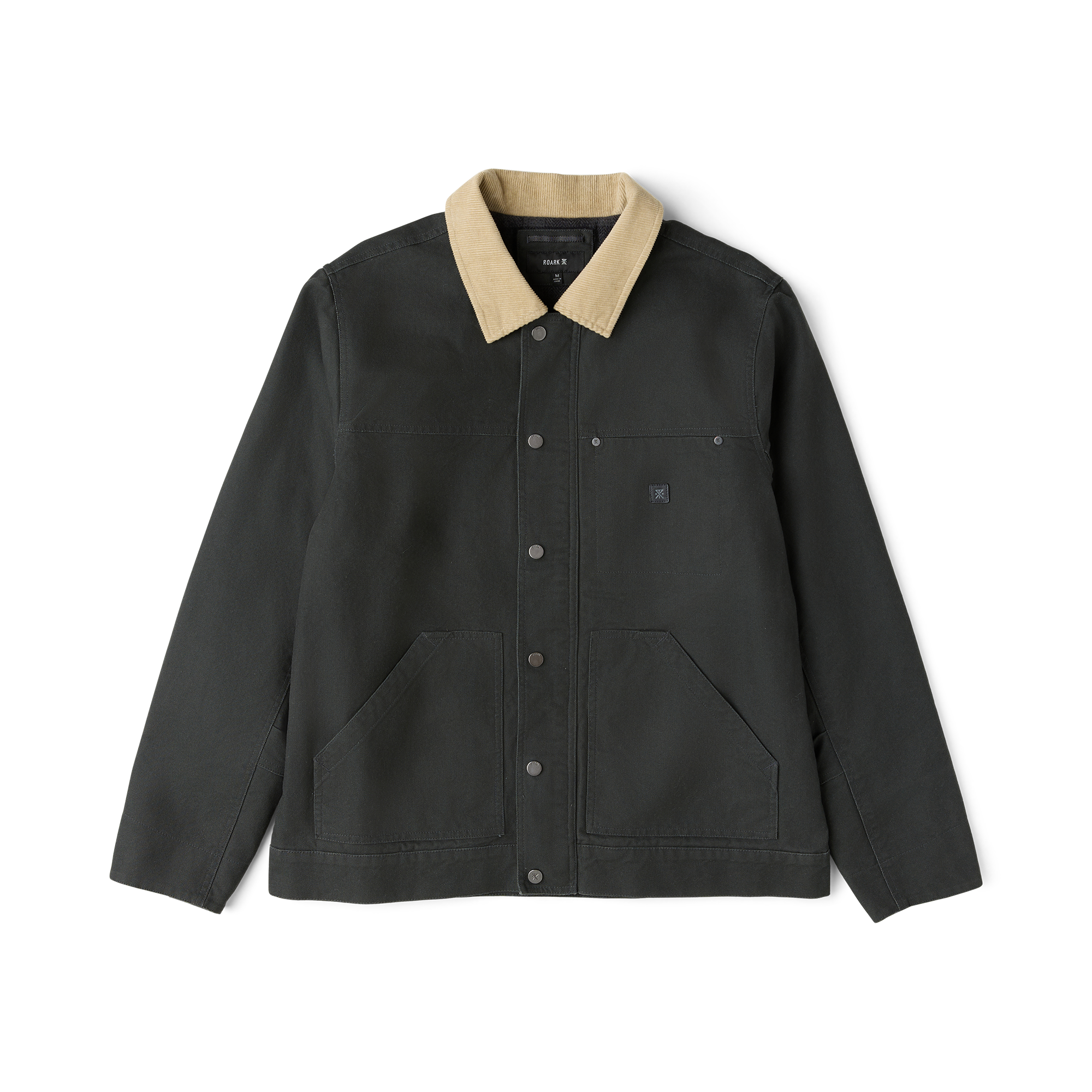 Open Roads Waxed Canvas Jacke - Onyx