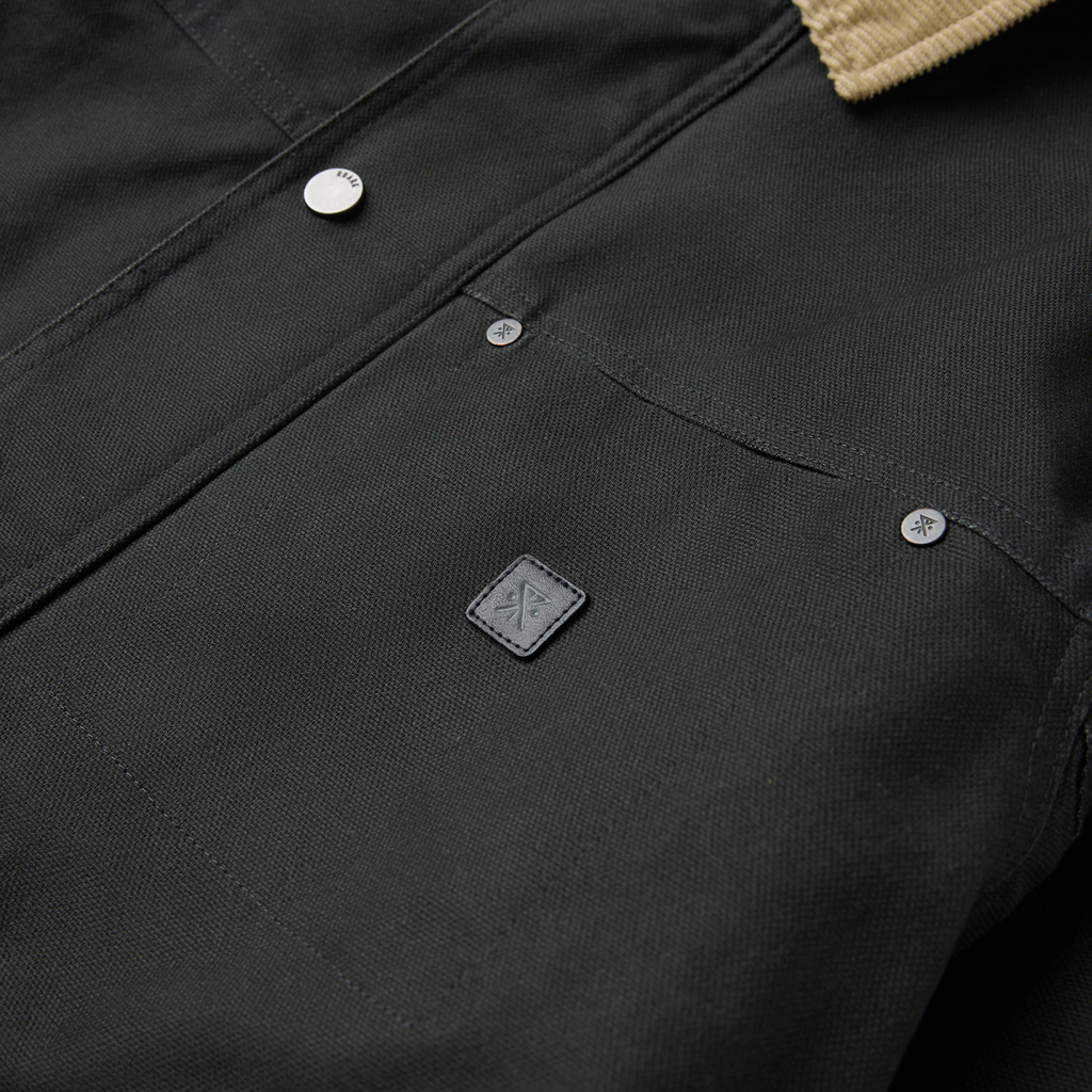 Open Roads Waxed Canvas Jacke - Onyx