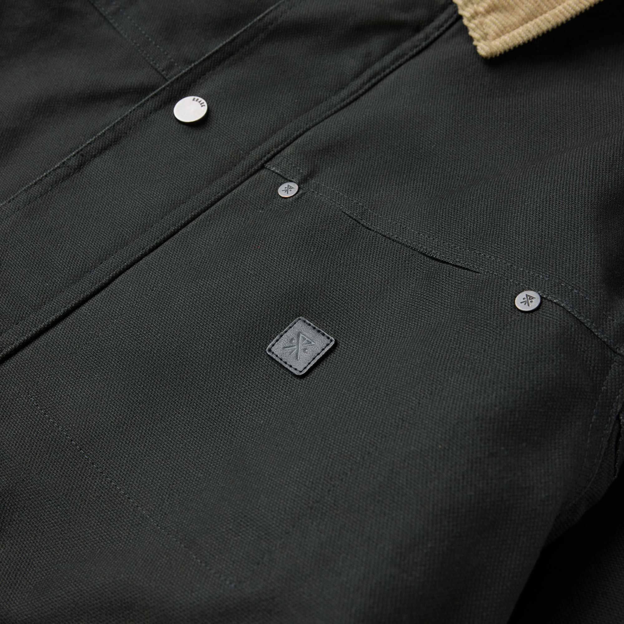 Open Roads Waxed Canvas Jacke - Onyx
