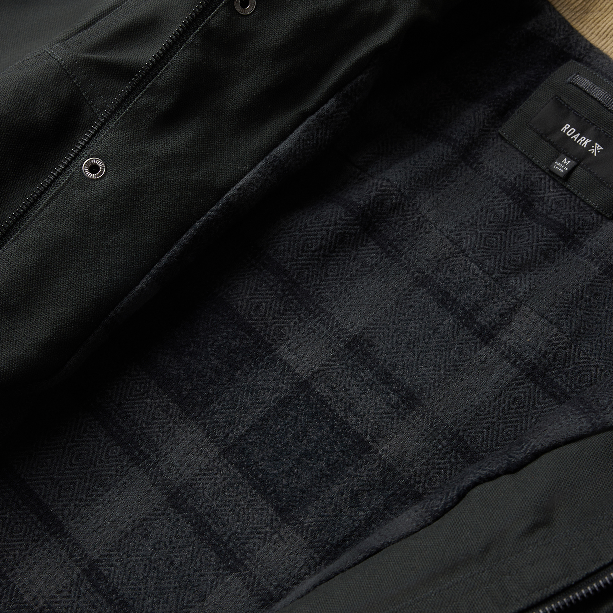 Open Roads Waxed Canvas Jacke - Onyx