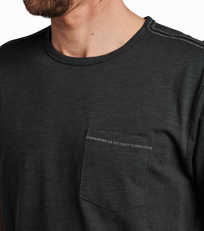 Gut getragen Mittelgewicht Organic Kurzarm Tee - Holzkohle
