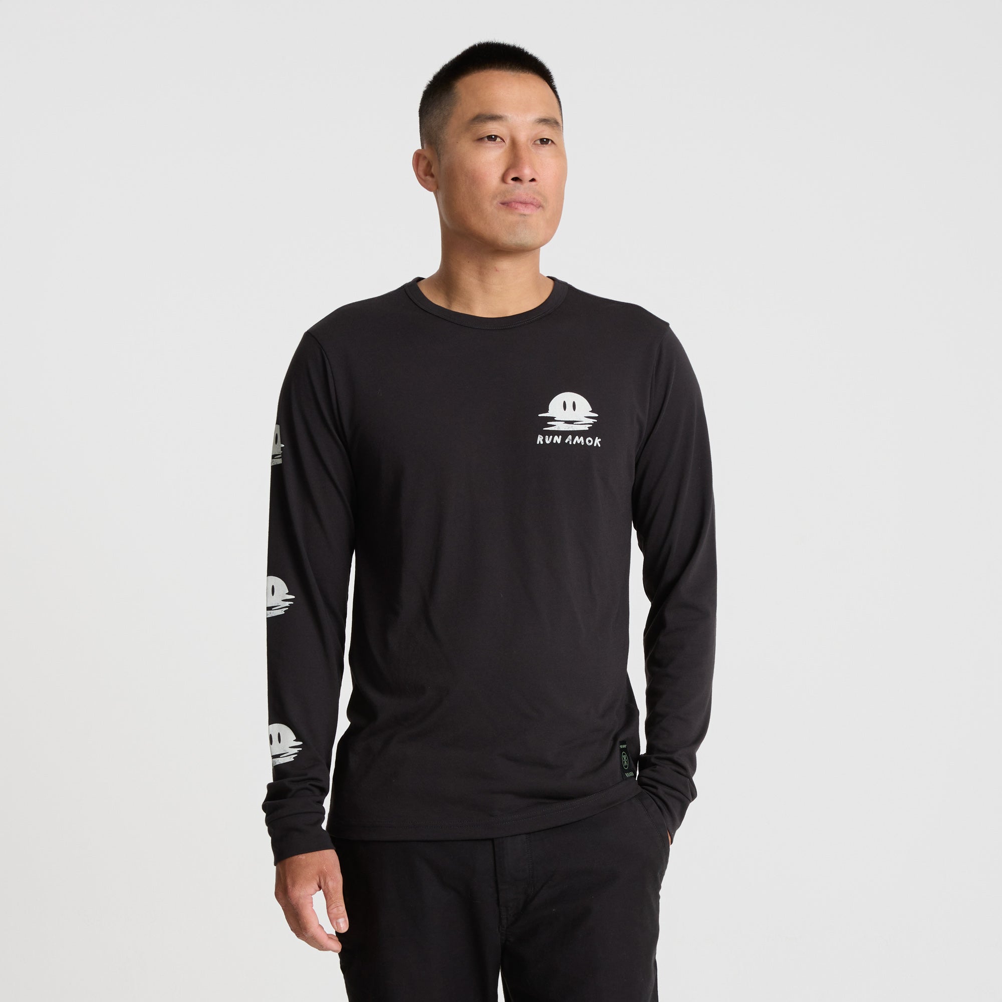 Mathis Langarm Active Tee - Schwarz